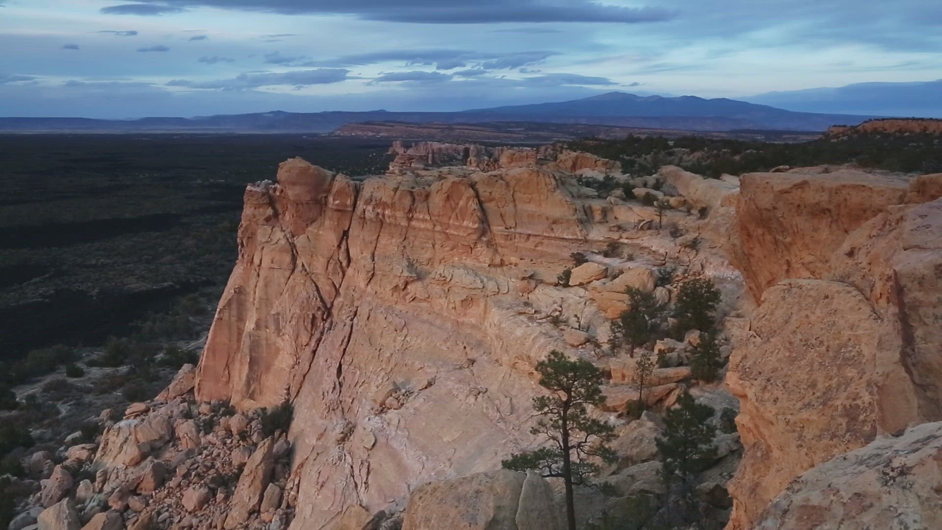 Sunset on Sandstone Bluffs
