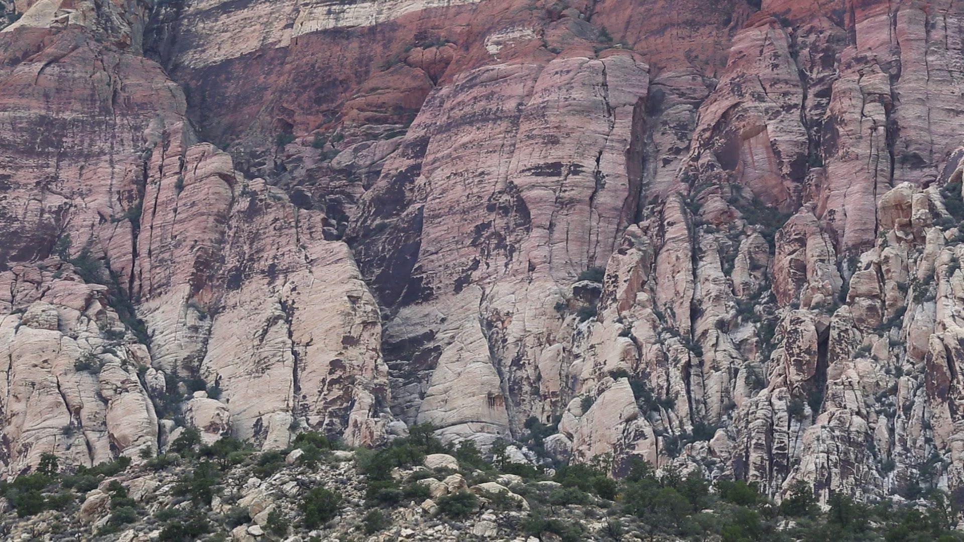 Colorful Striations on Mountains