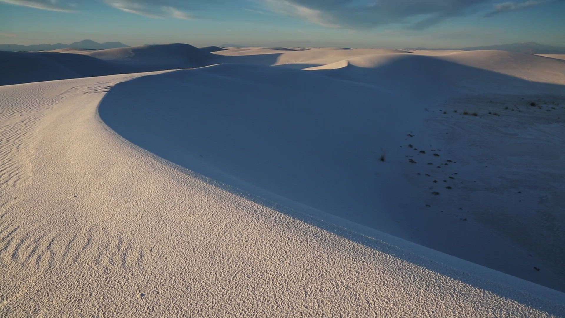 Sweeping Sand Dune Ridge