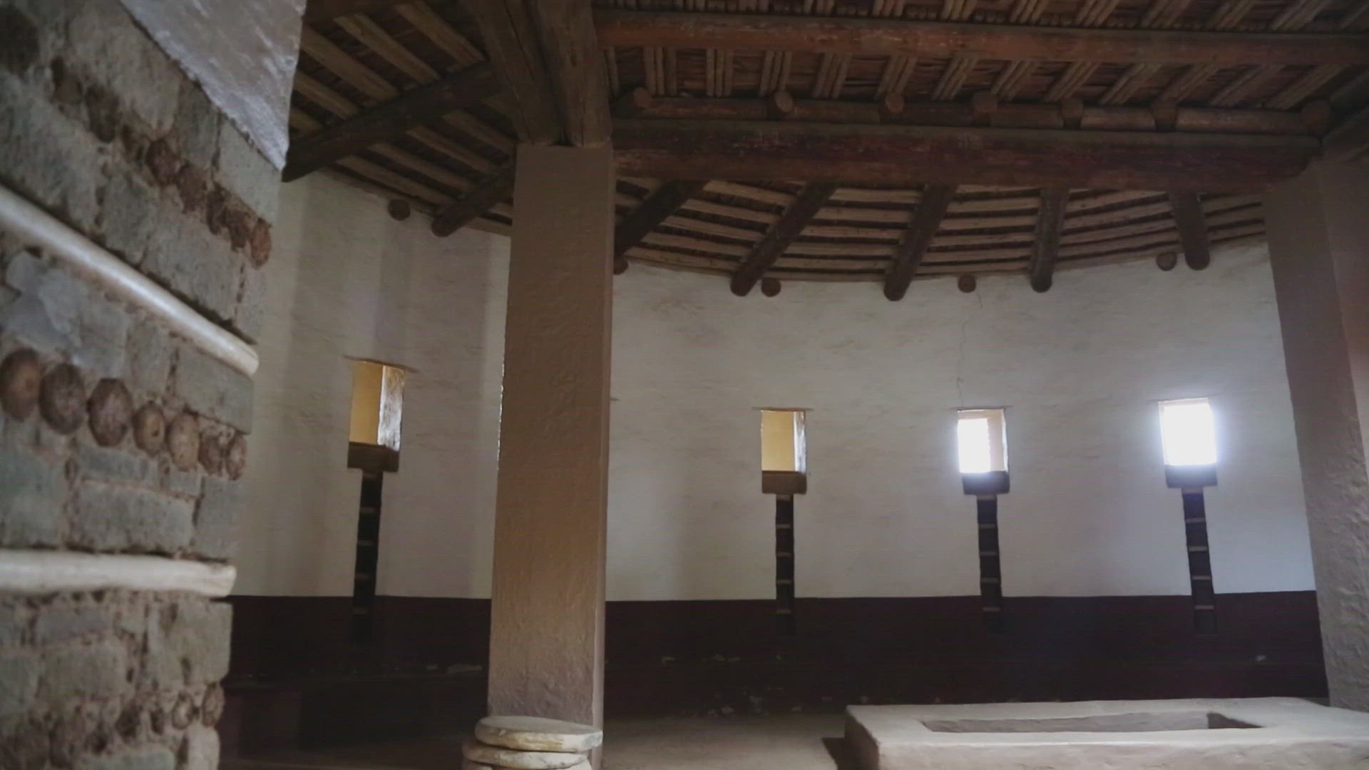 Sunlight Shining Into Kiva