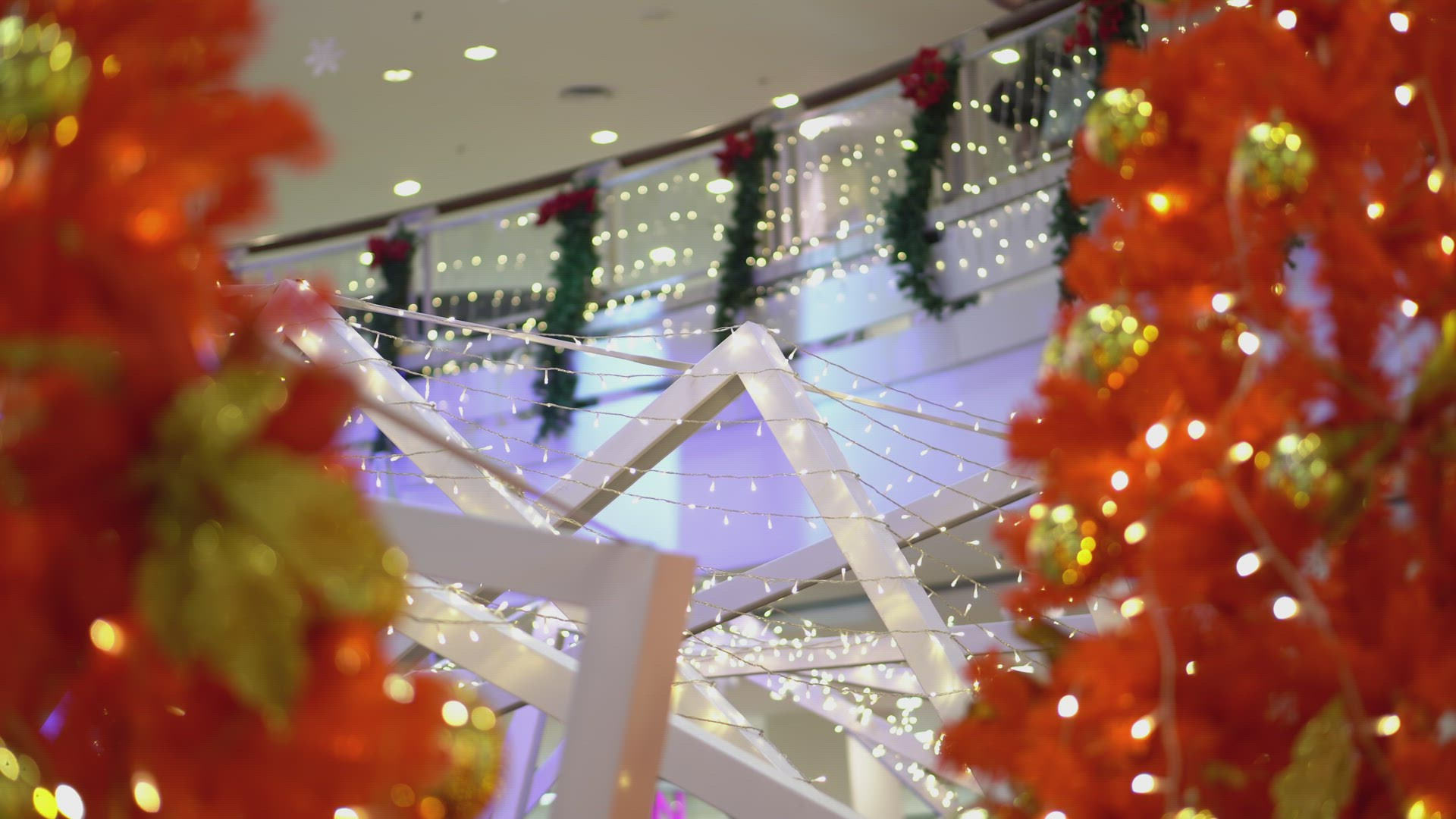 Led light with foreground and background bokeh led