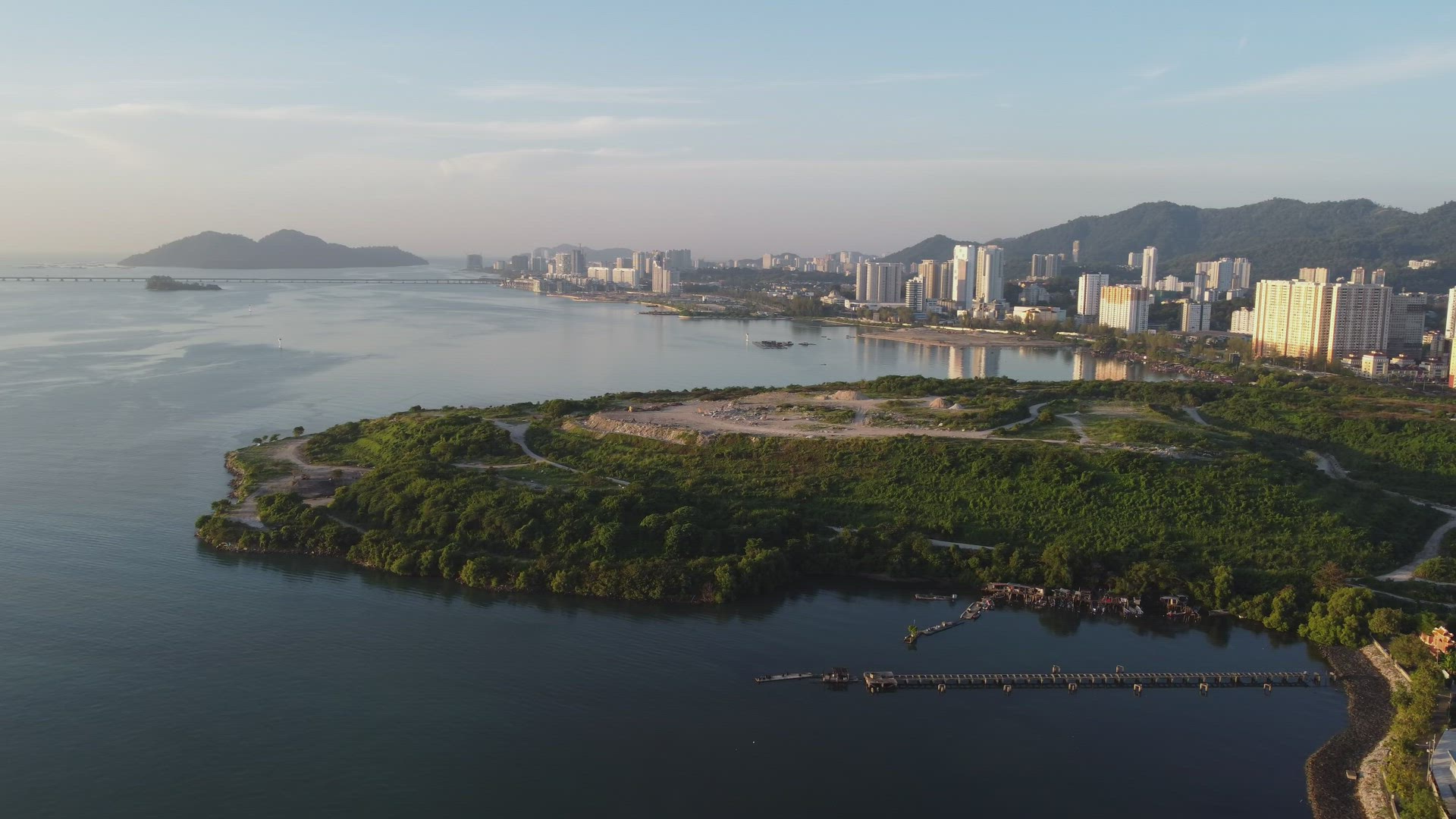 Aerial view Jelutong landfill site to be redevelopment