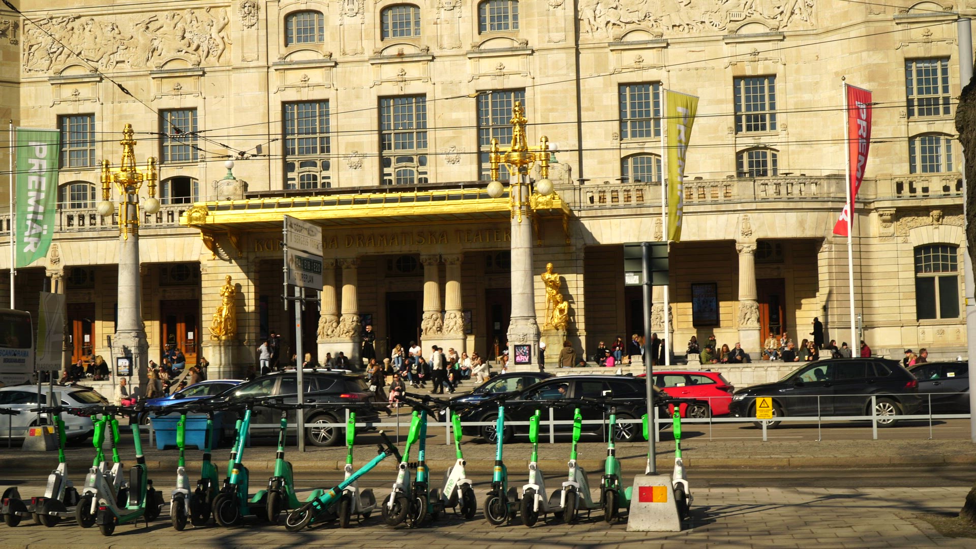 exterior Royal Dramatic Theatre in Stockholm