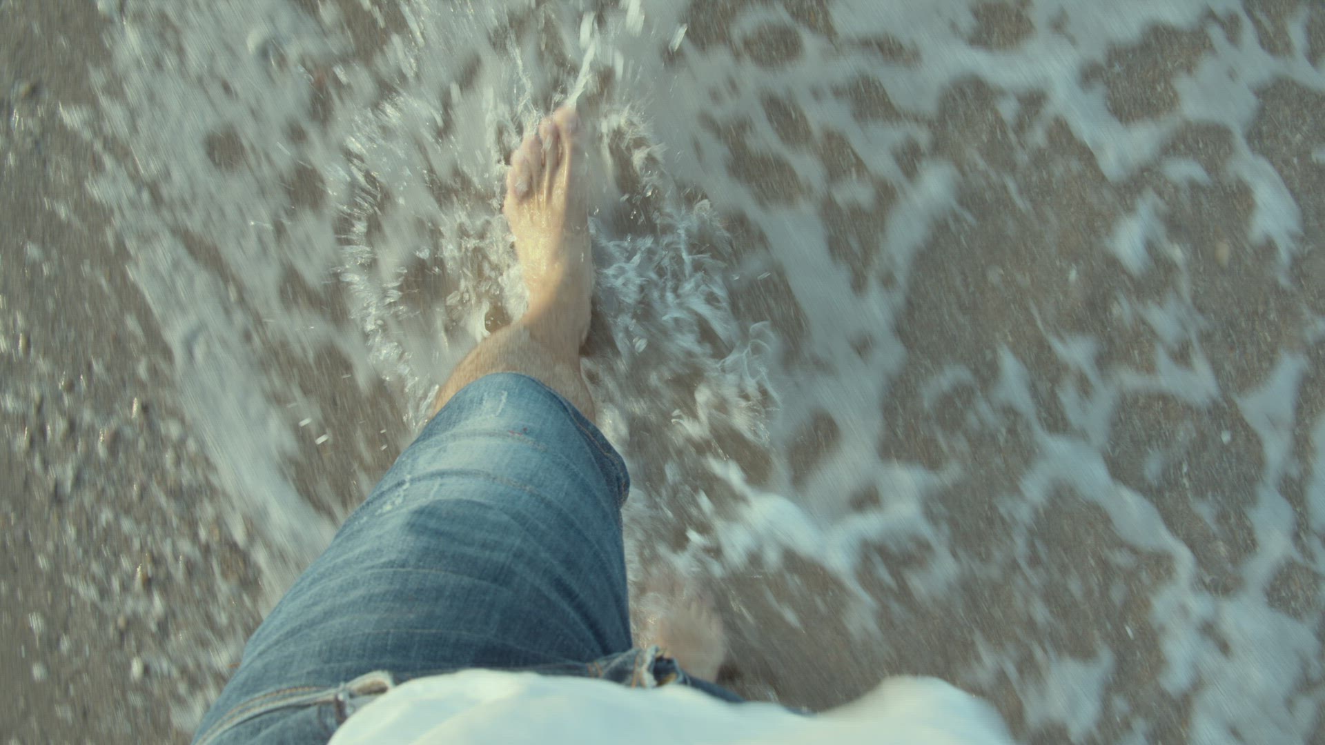 Walk along the seashore