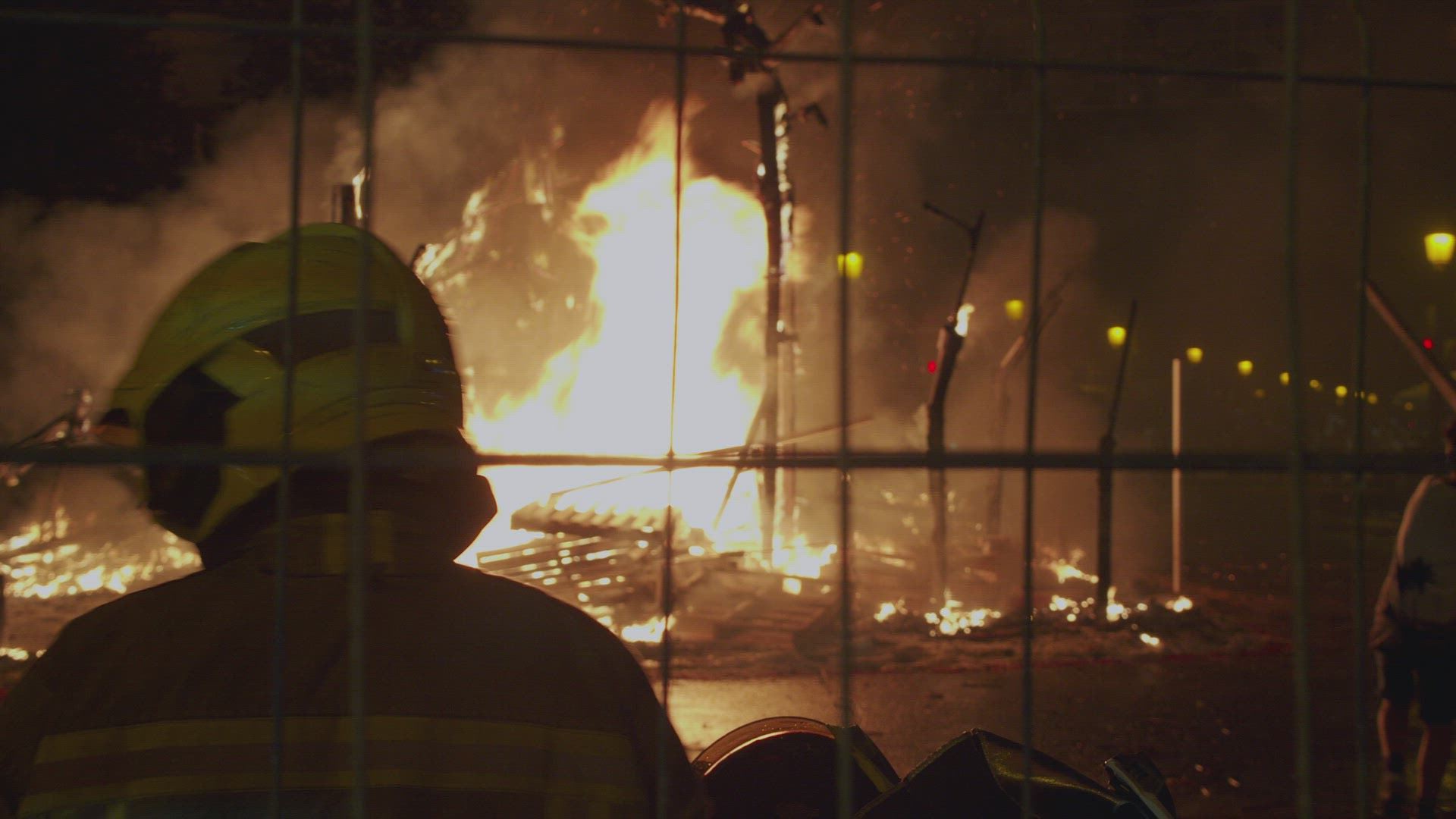 Last night of Las Fallas in Valencia