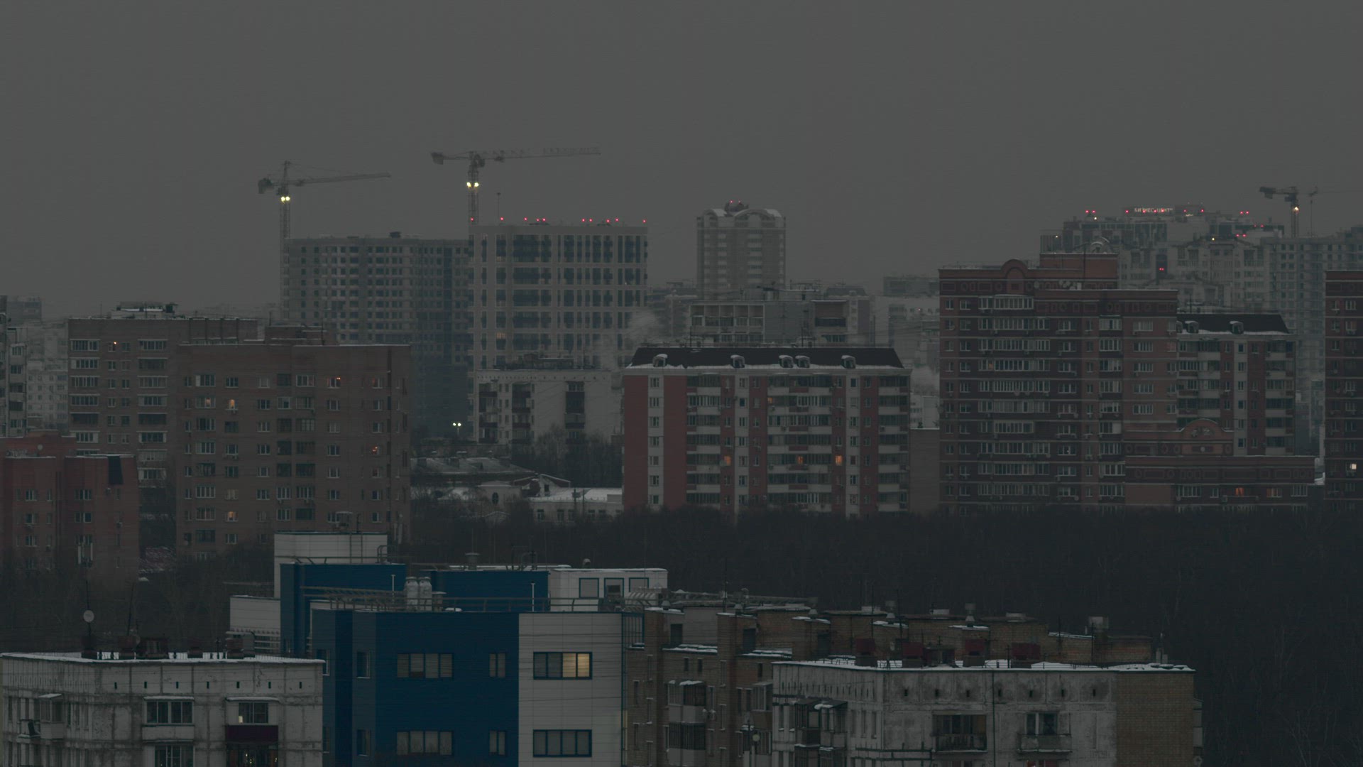 City in the evening