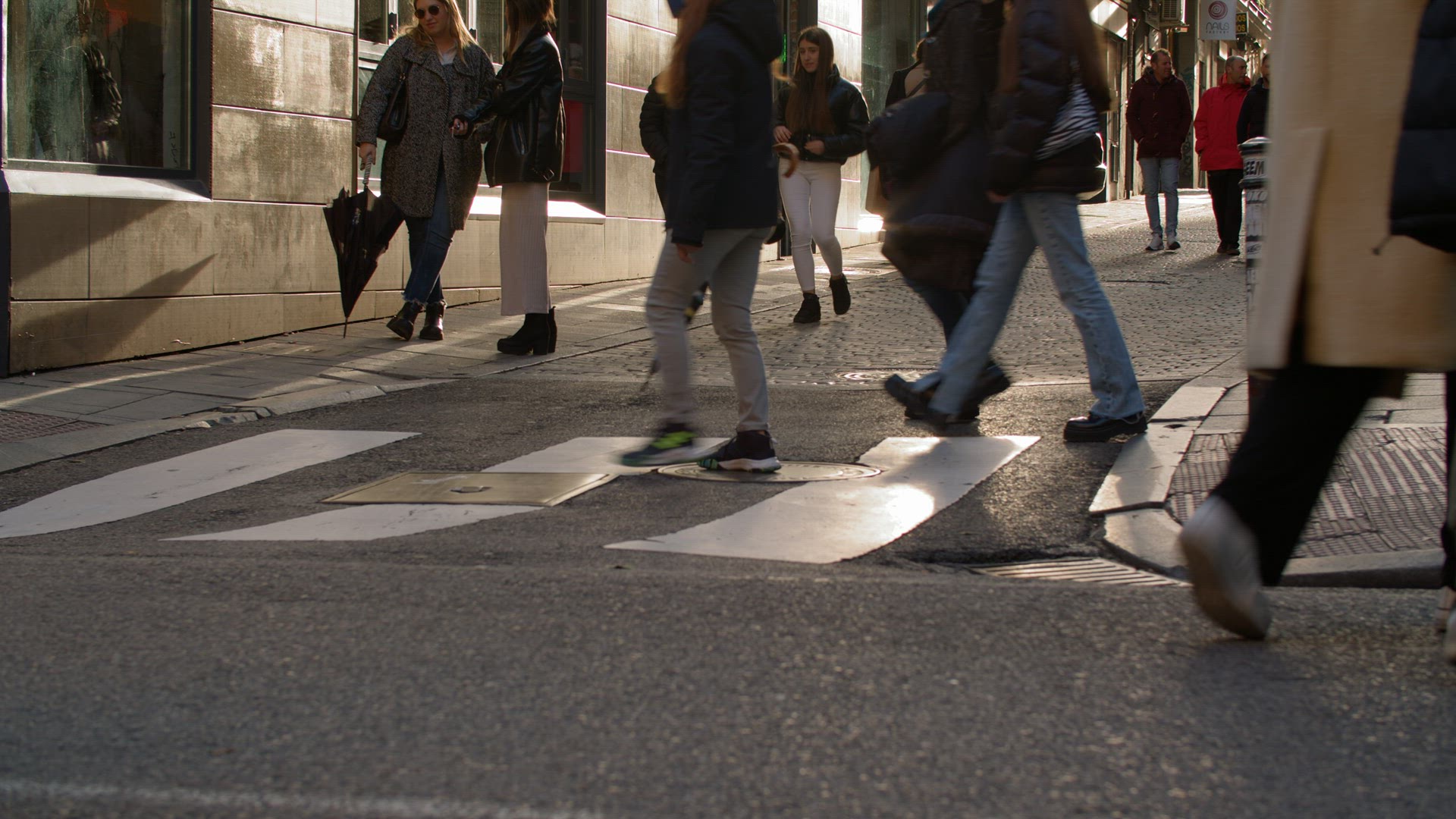 People in the city