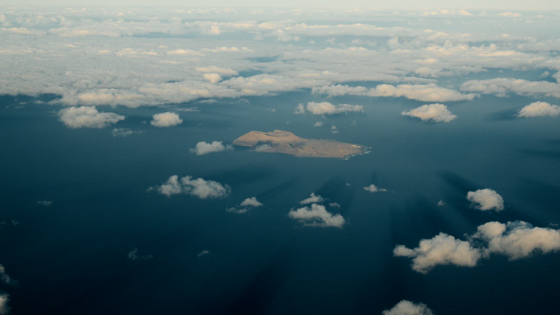 View from the airplane window
