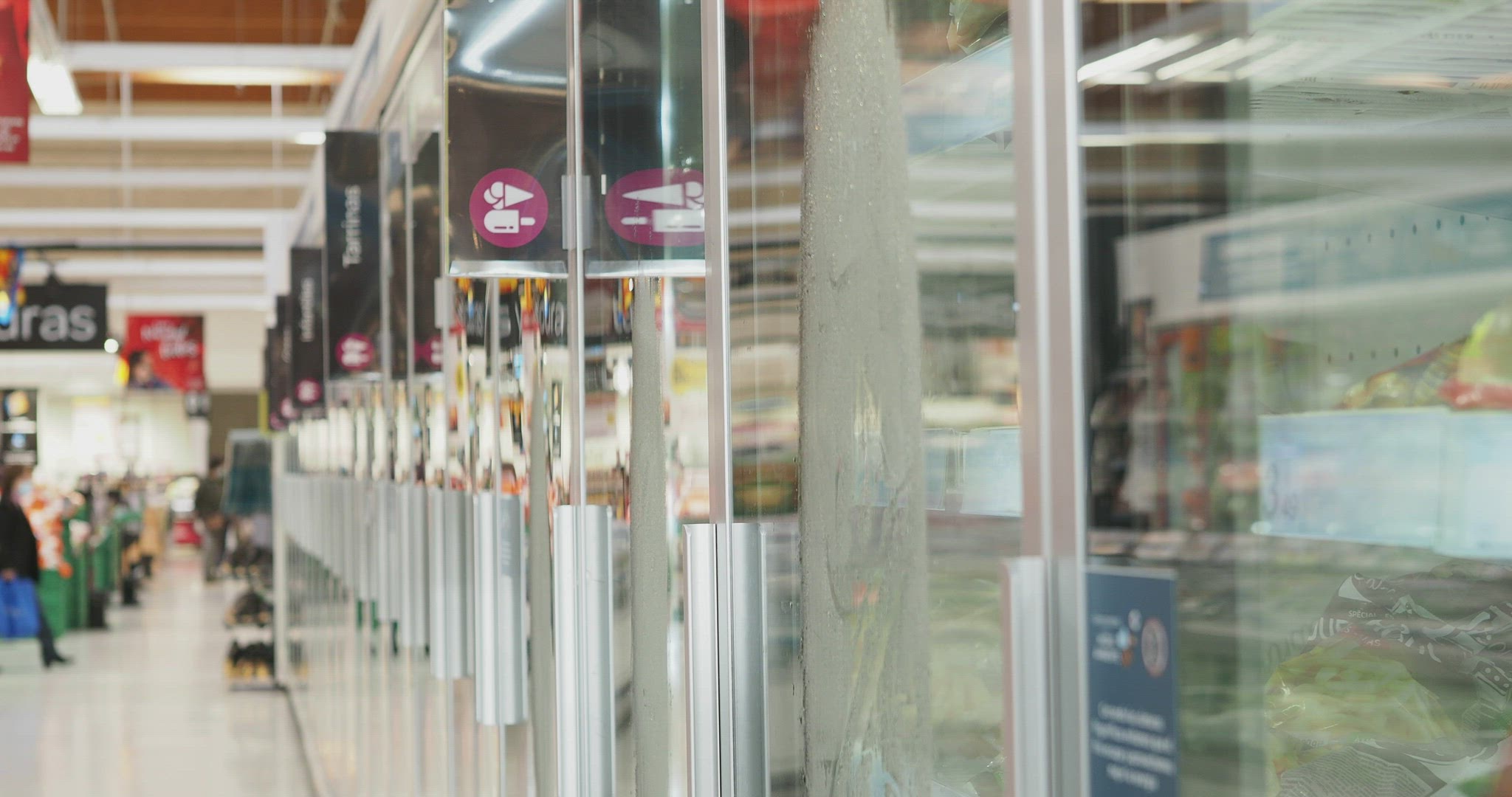 Girl in the supermarket