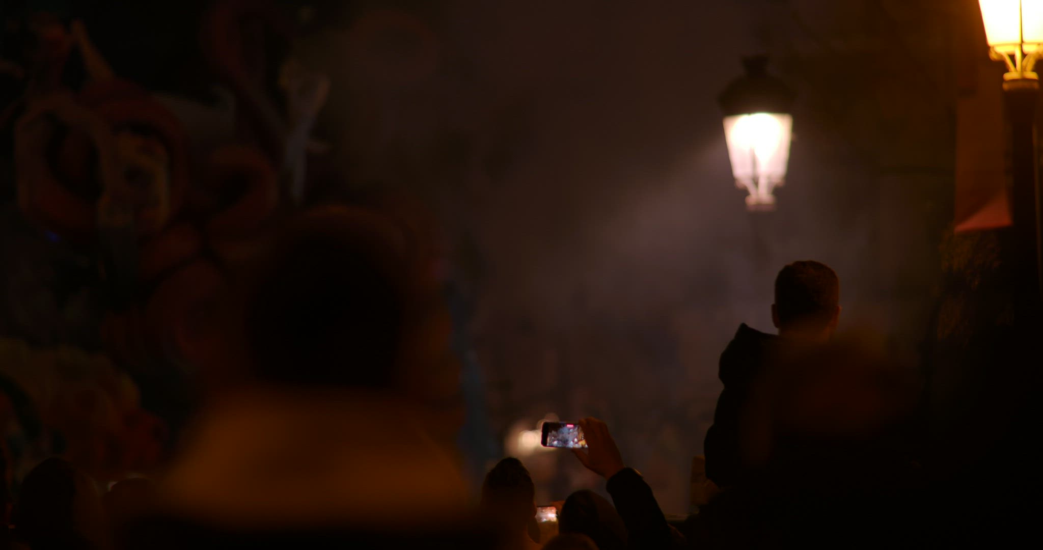Fallas festival on the street