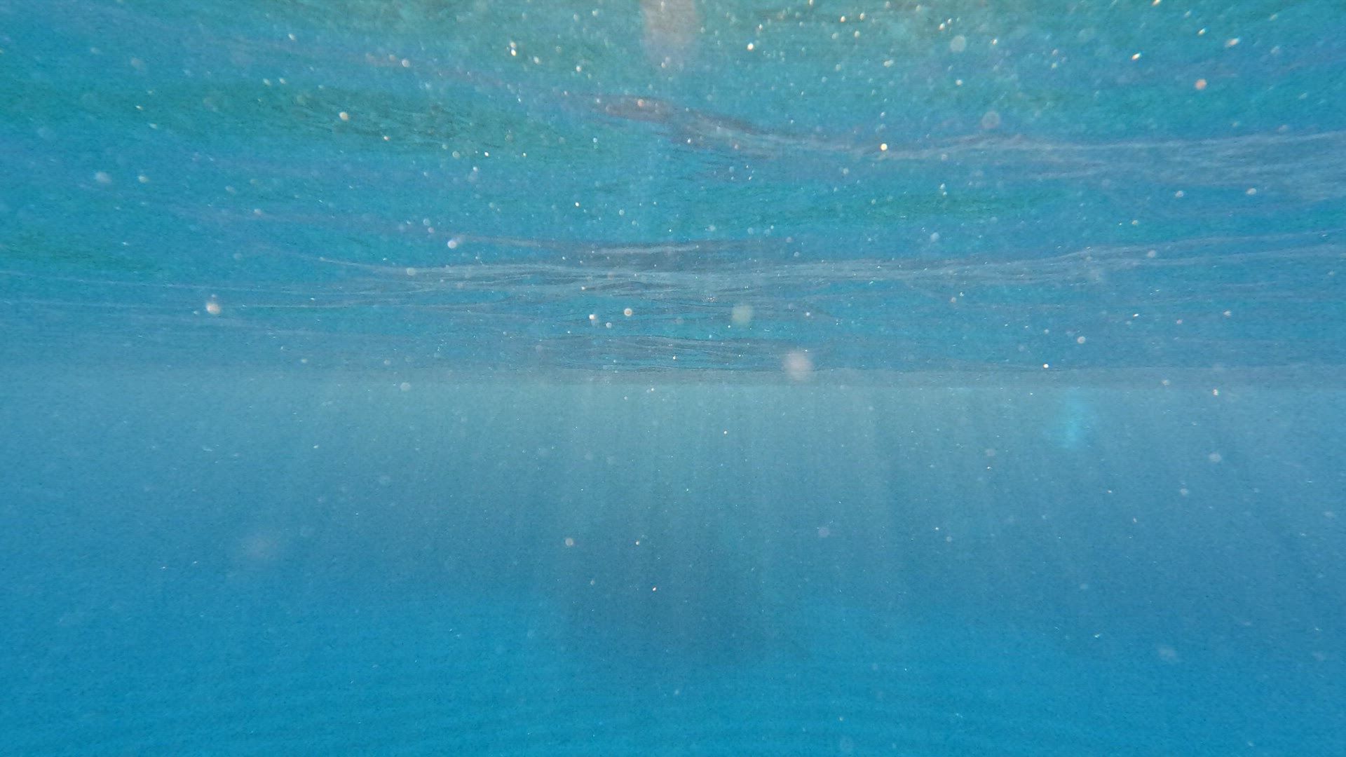 Blue transparent sea