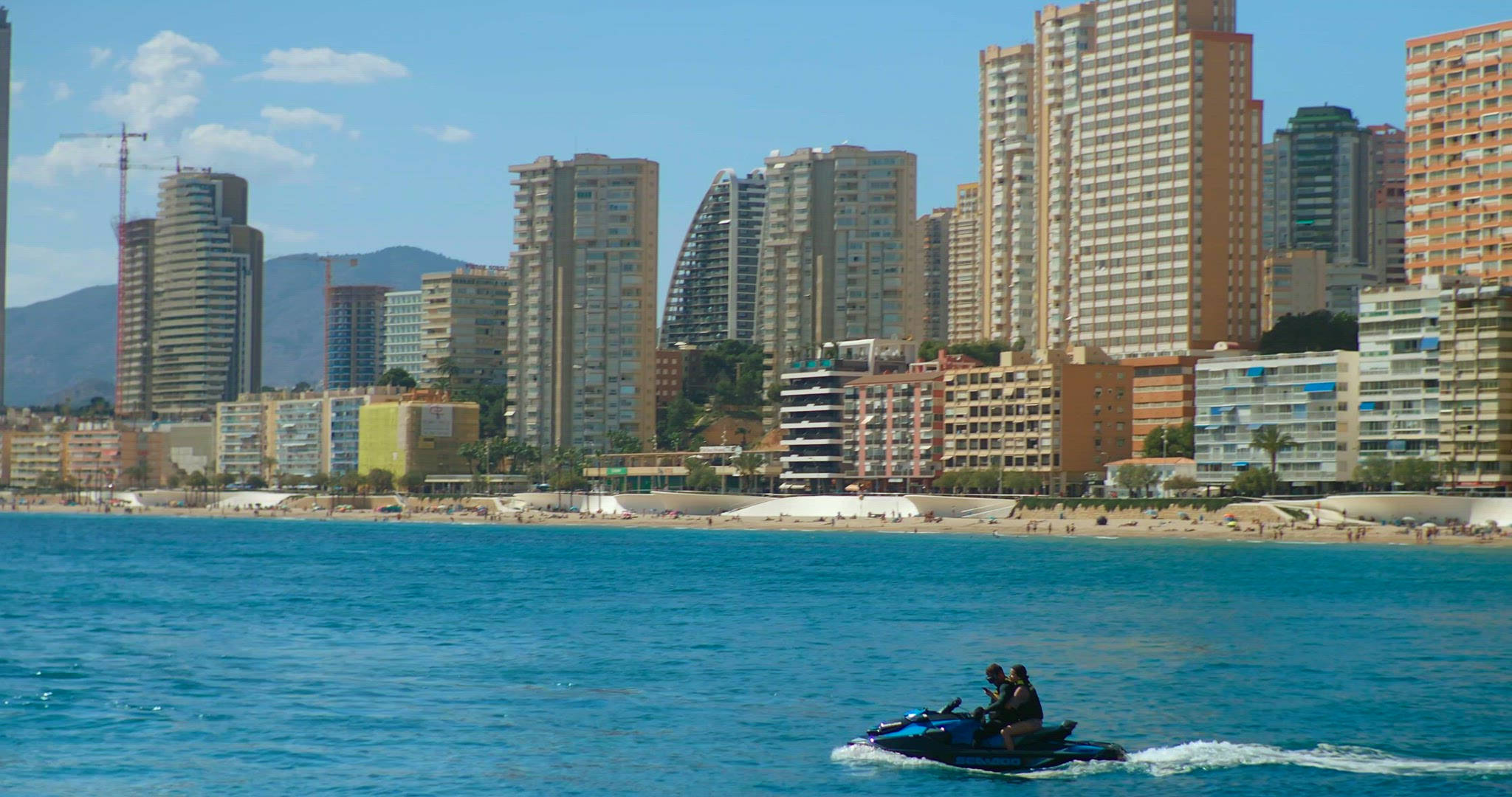 Summer vacations in Benidorm, Spain
