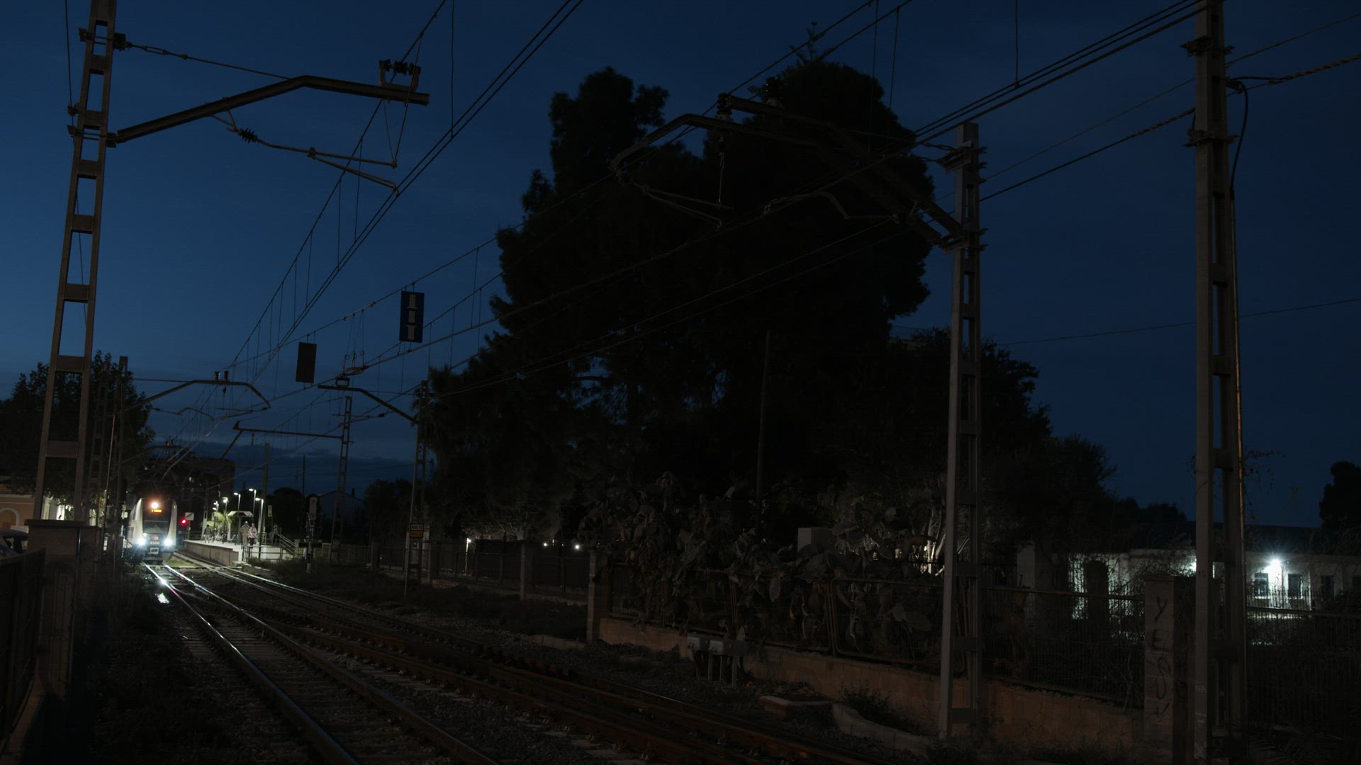 Metro train in Spain