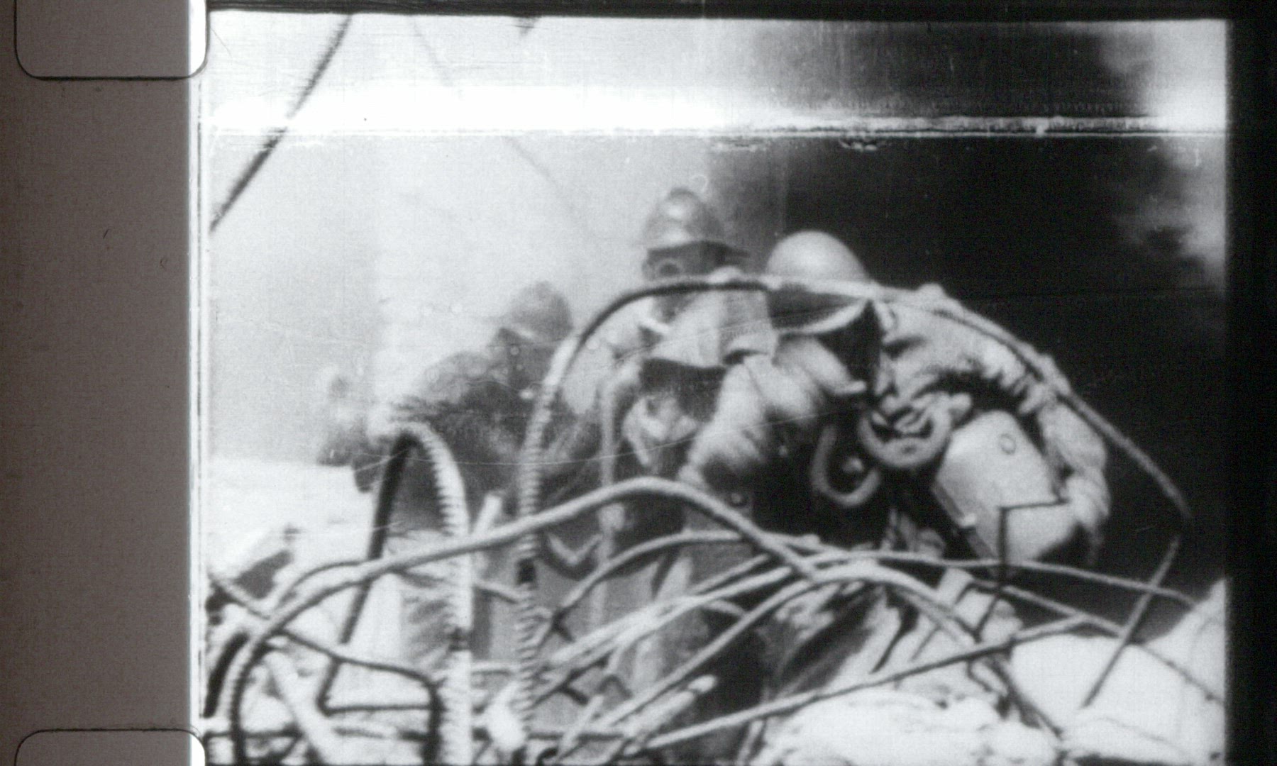 Soviet made training film on radiation containment