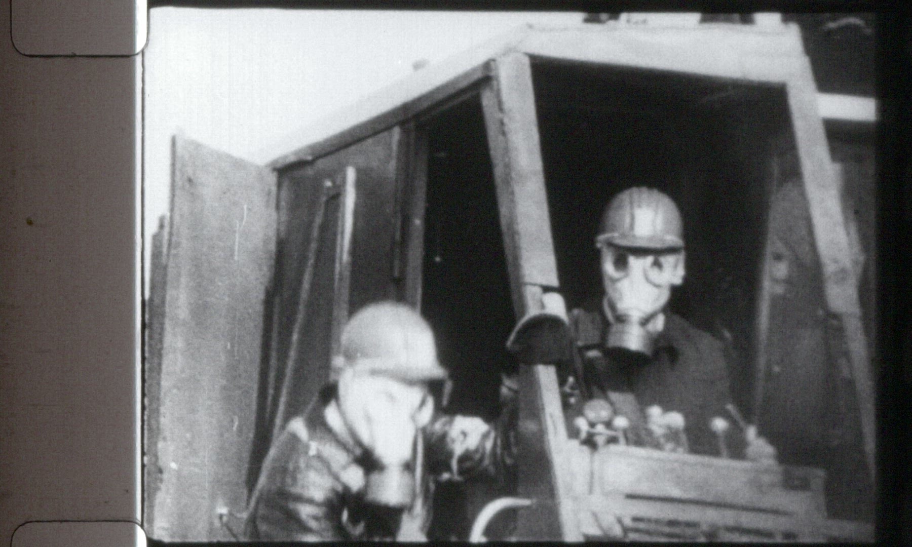  Soviet made training film on radiation containment