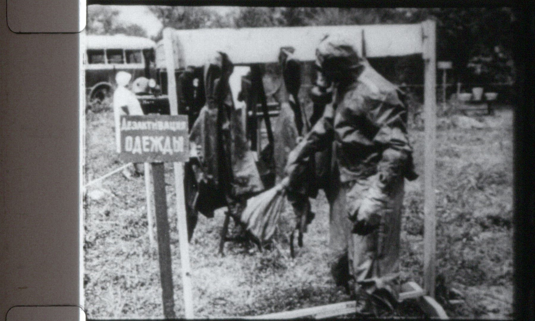 Soviet made training film on radiation containment
