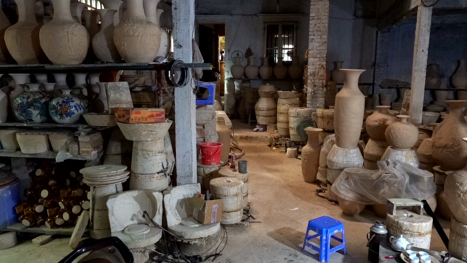 Pottery studio in Vietnam