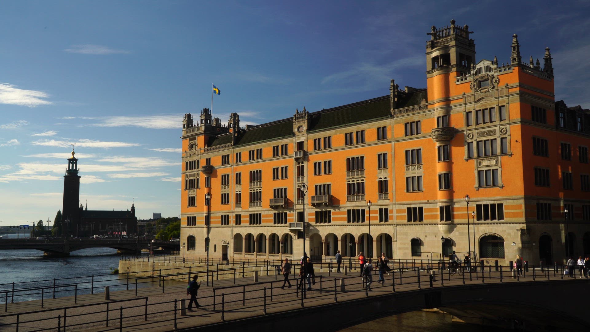 riksbron - rosenbad - city hall - stockholm landmarks
