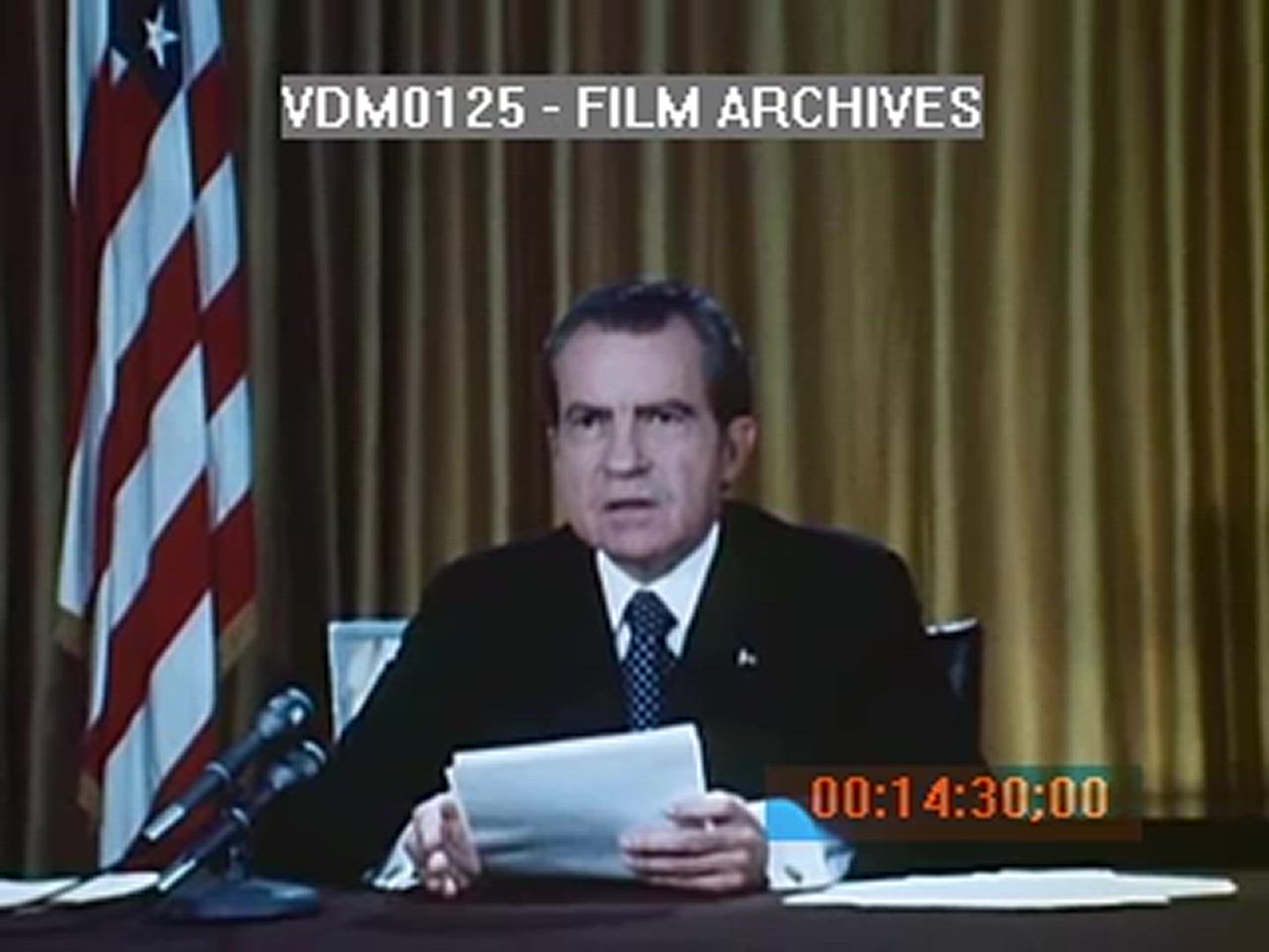 PRESIDENT NIXON ADDRESS TO NATION ON WATERGATE - APRIL 30, 1973
