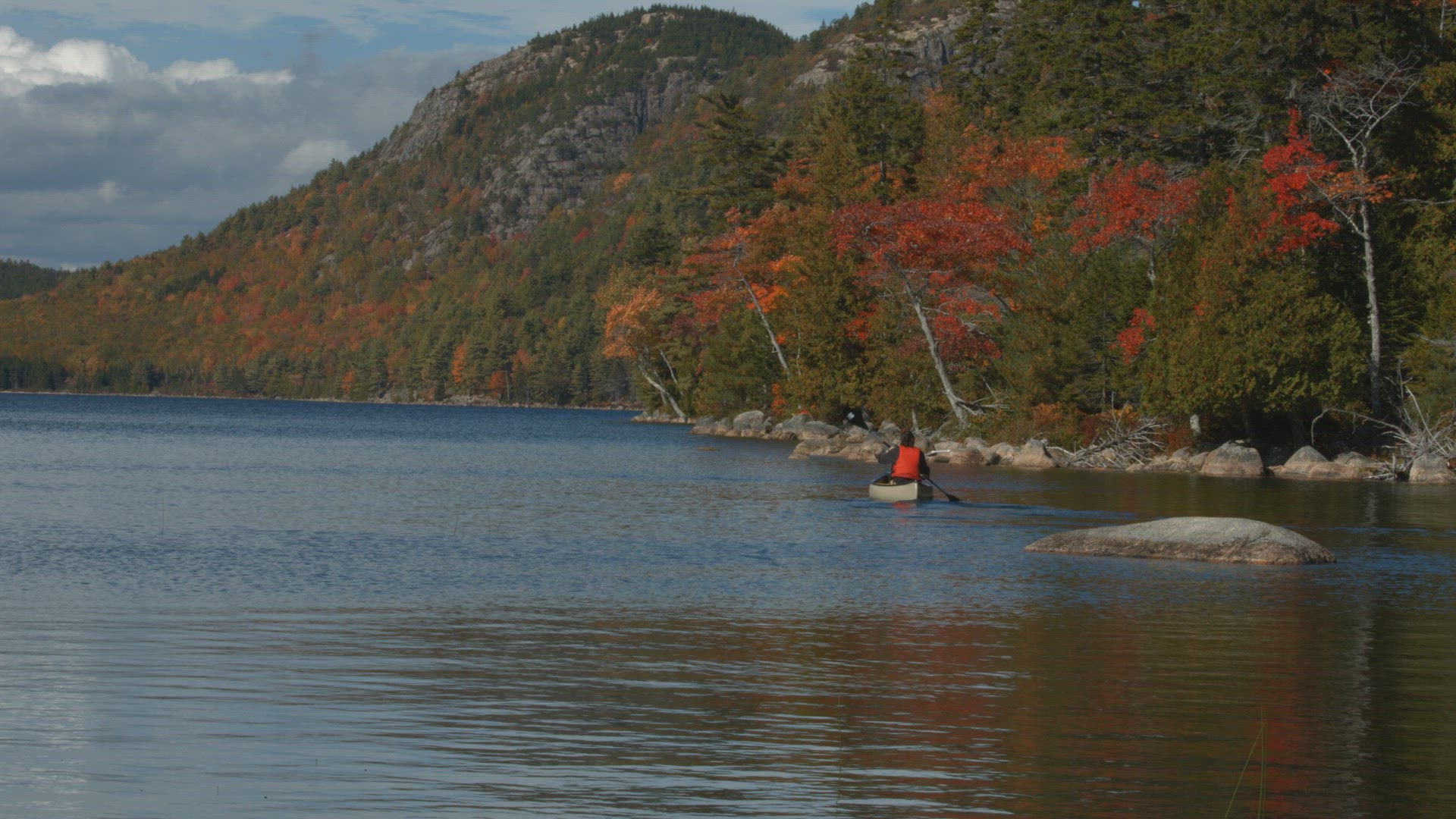 Jordan Pond in Fall