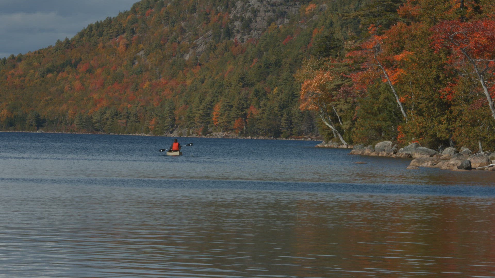 Jordan Pond in Fall