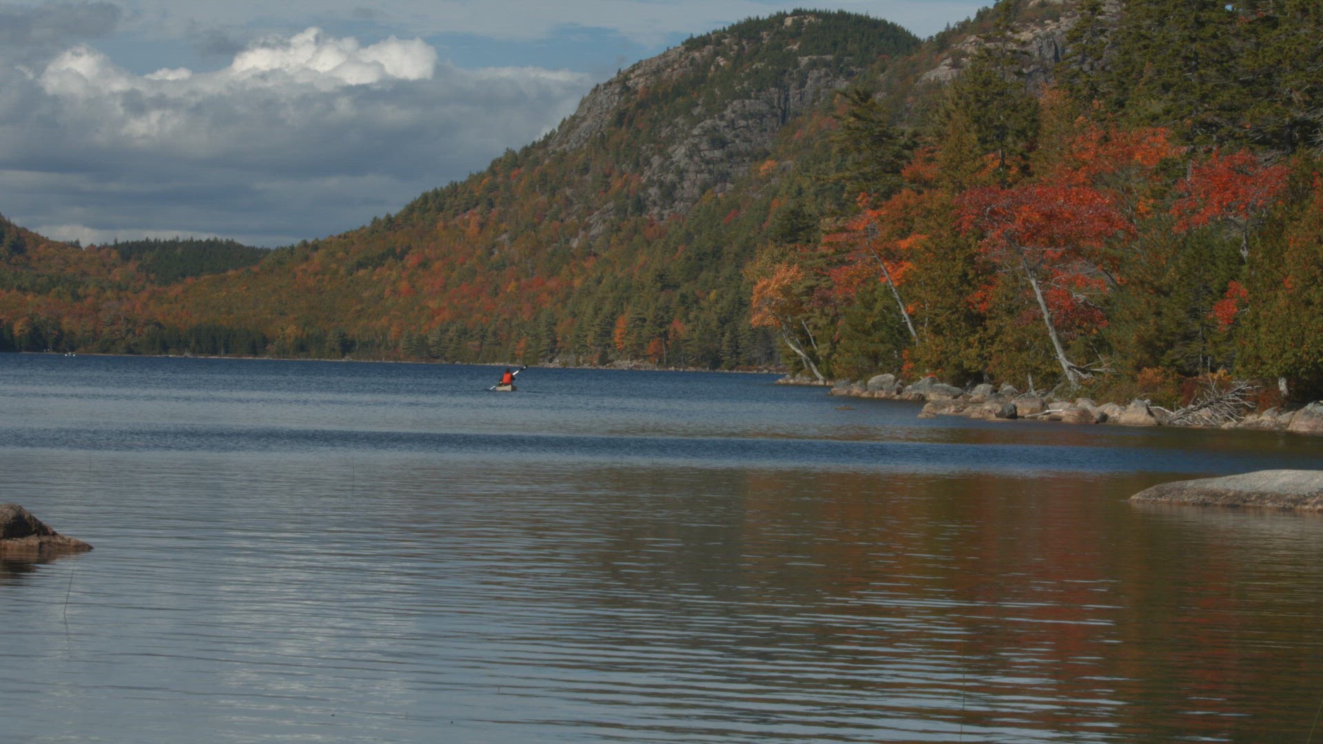 Jordan Pond in Fall