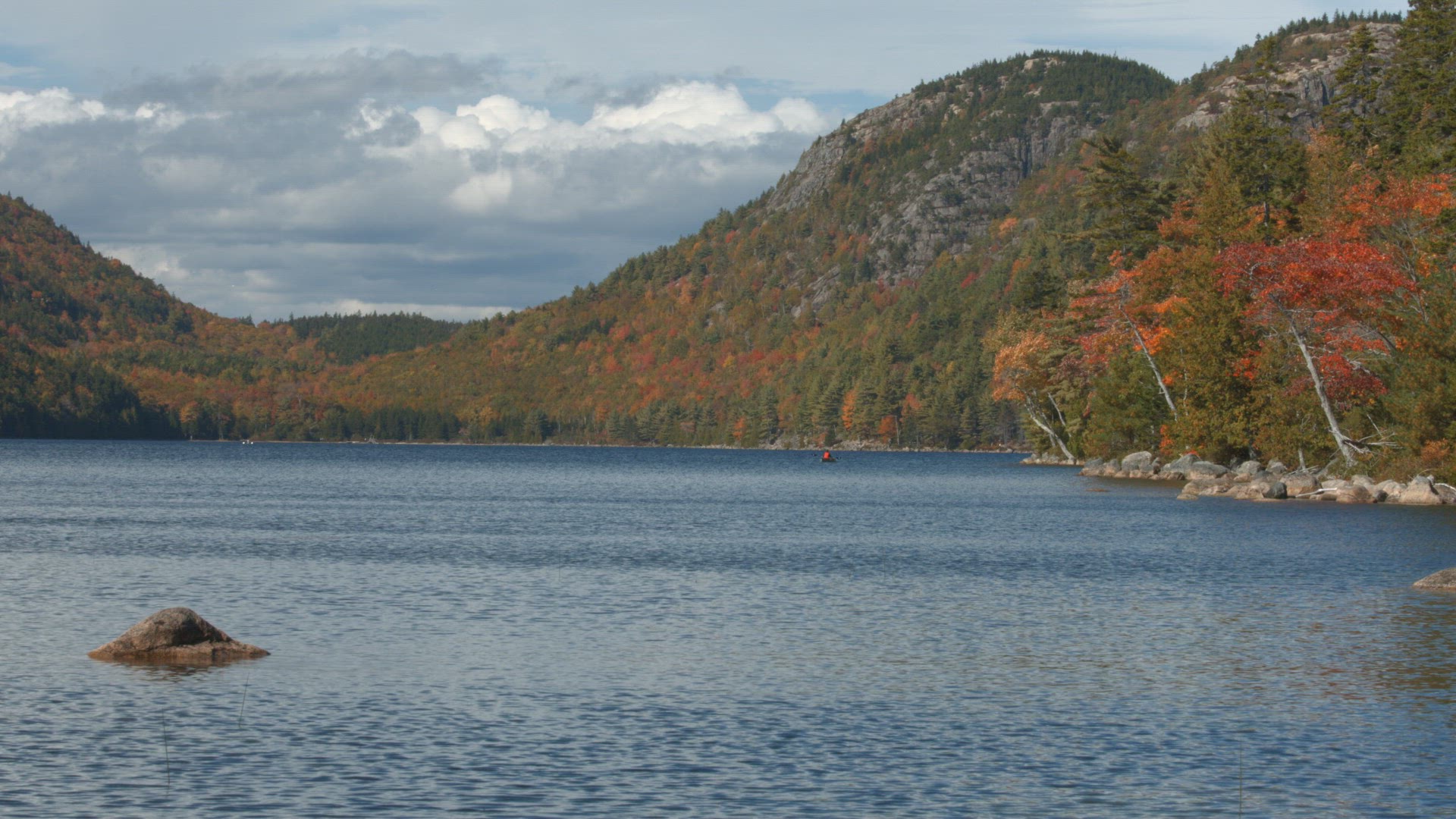 Jordan Pond in Fall