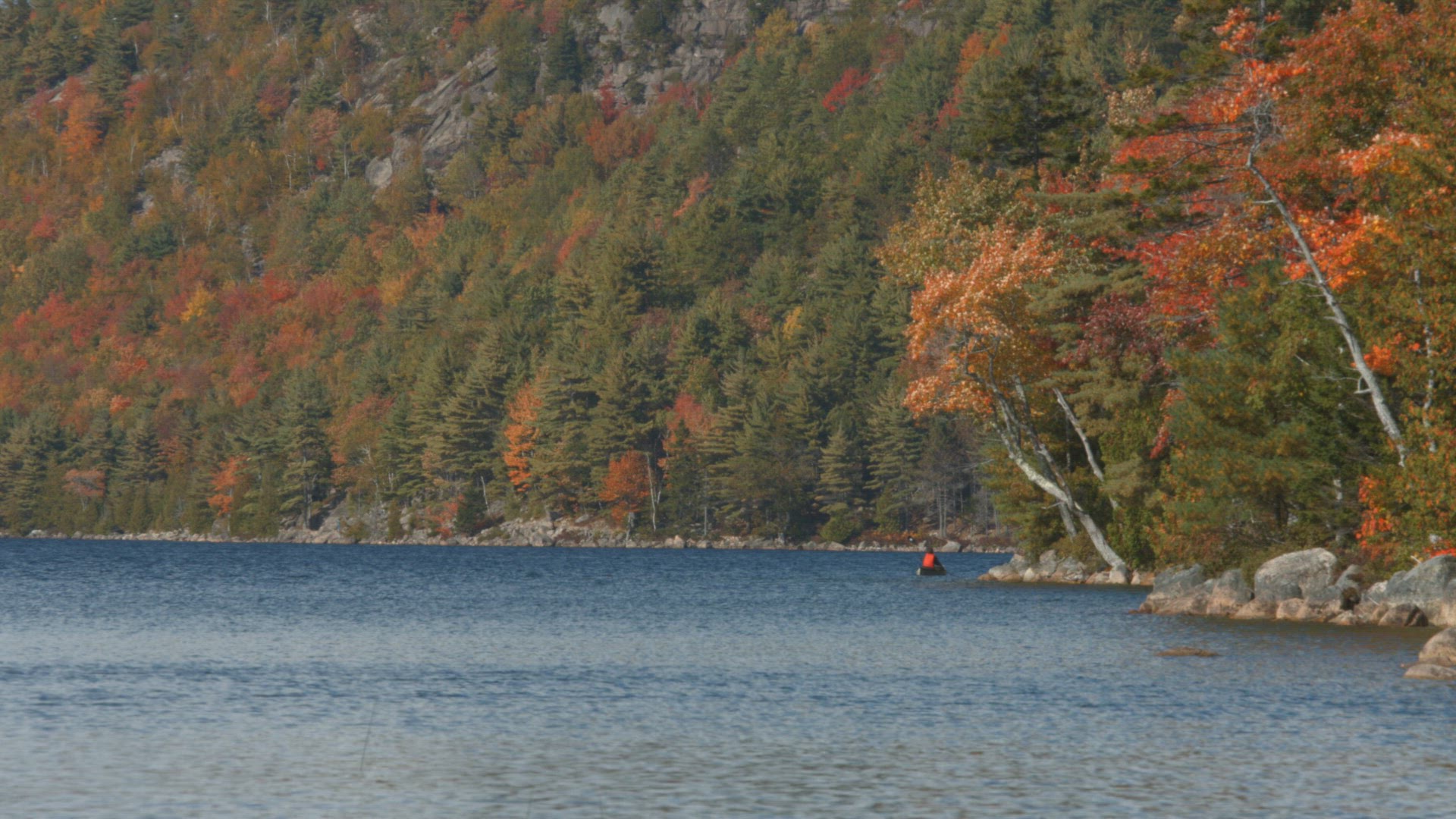 Jordan Pond in Fall