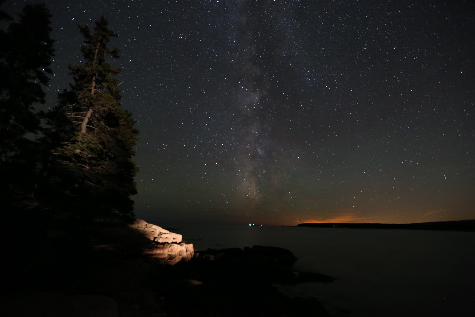 Schoodic Peninsula  night