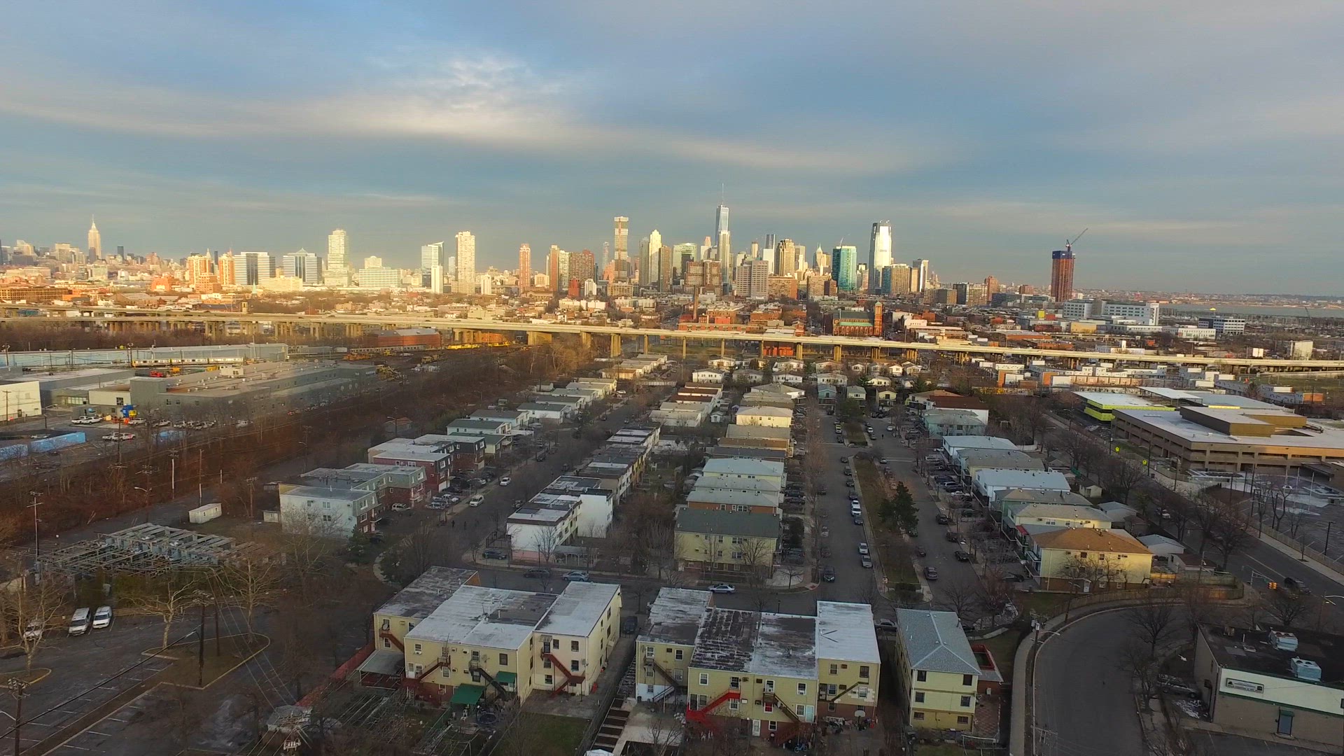 Aerial Shot of Jersey City