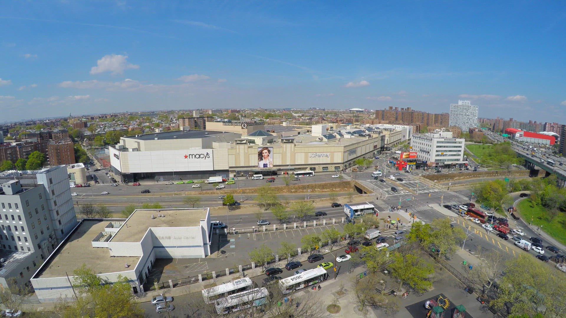 Drone Shot of Queens Mall.mov