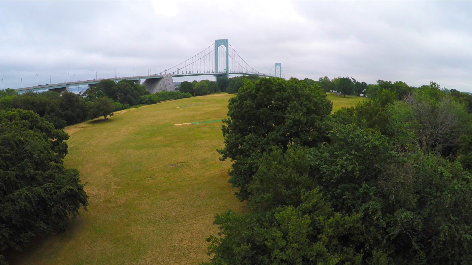 Rising View of Whitestone Bridge.mov