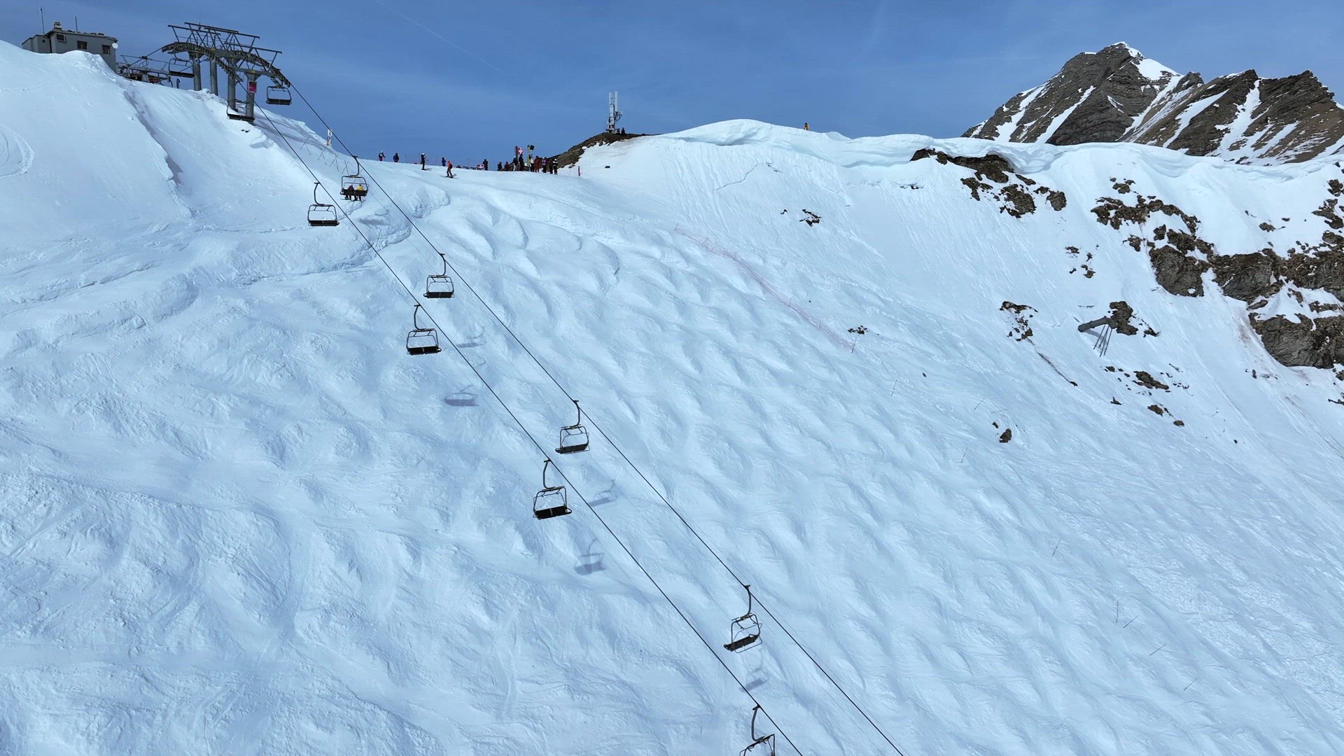 The Swiss Wall A Notoriously Dangerous Ski Run Aerial View