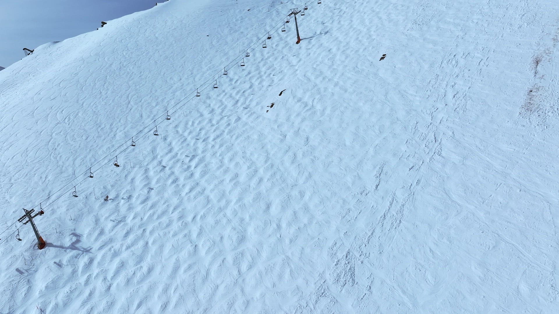The Swiss Wall A Notoriously Dangerous Ski Run Aerial View