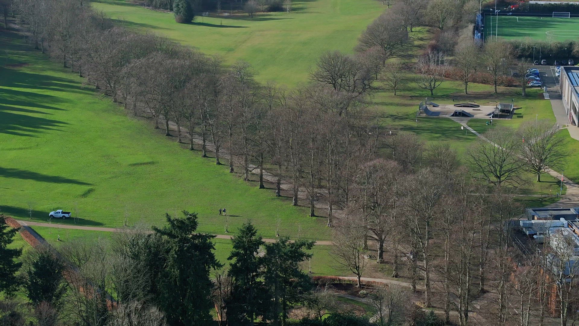 Rothamsted Park Harpenden Aerial View