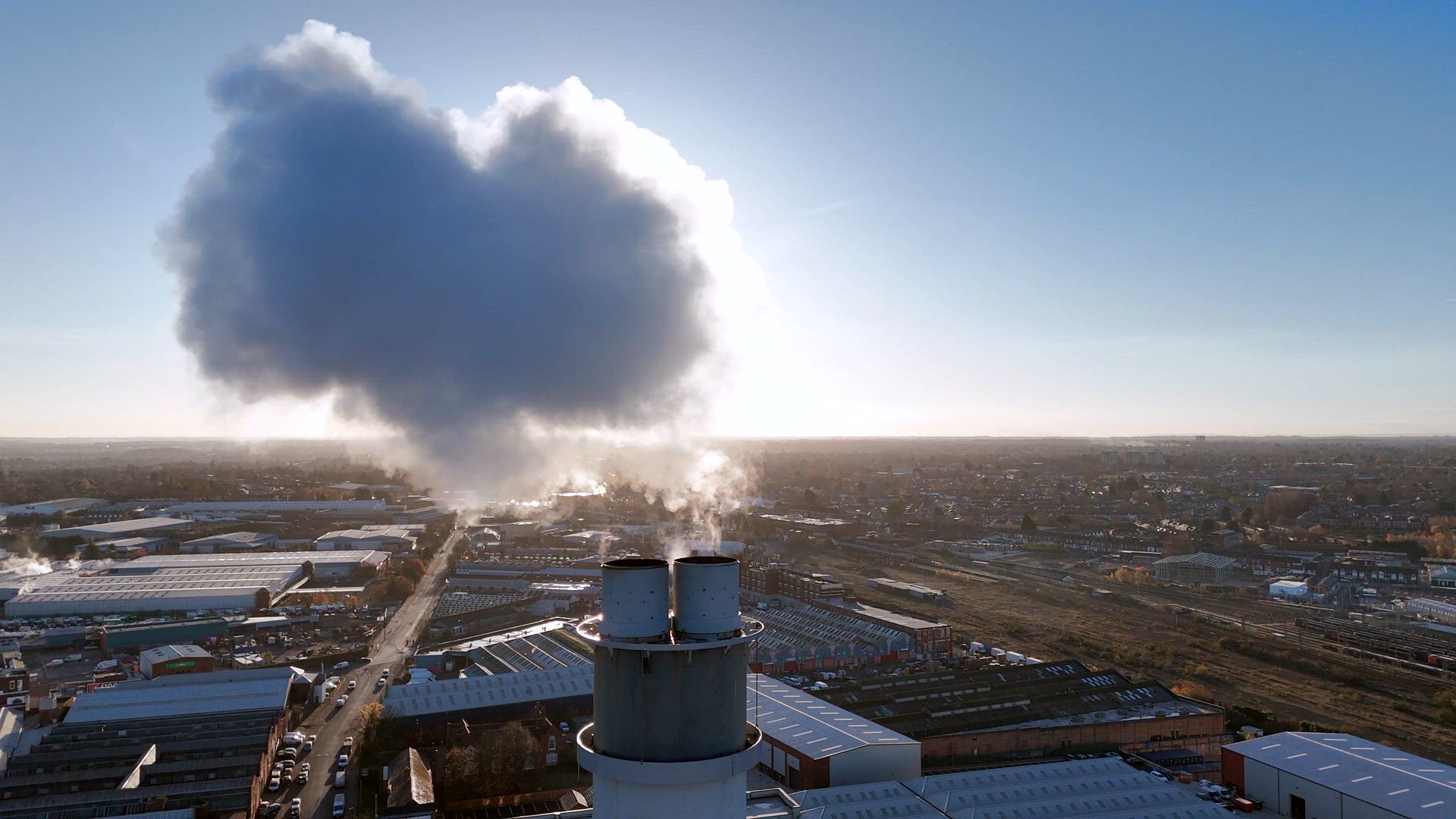 Atmospheric Emissions and Pollution Caused By Industrial Smoke