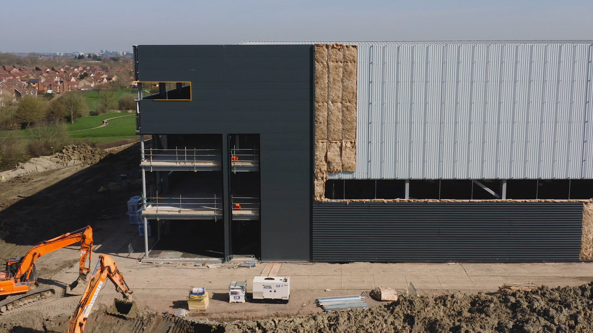 Construction Site of a Warehouse Distribution Unit