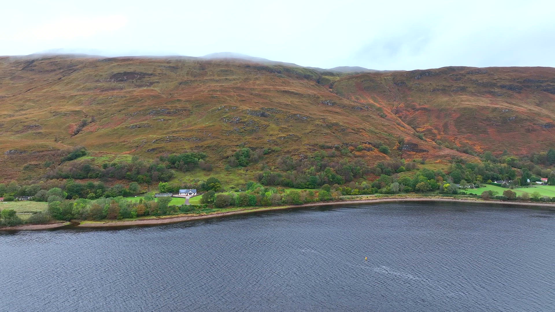 The Shores and Landscape of Loch Linnhe in Fort William Scotland
