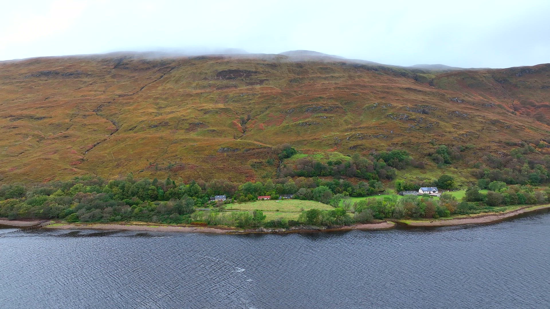 The Shores and Landscape of Loch Linnhe in Fort William Scotland