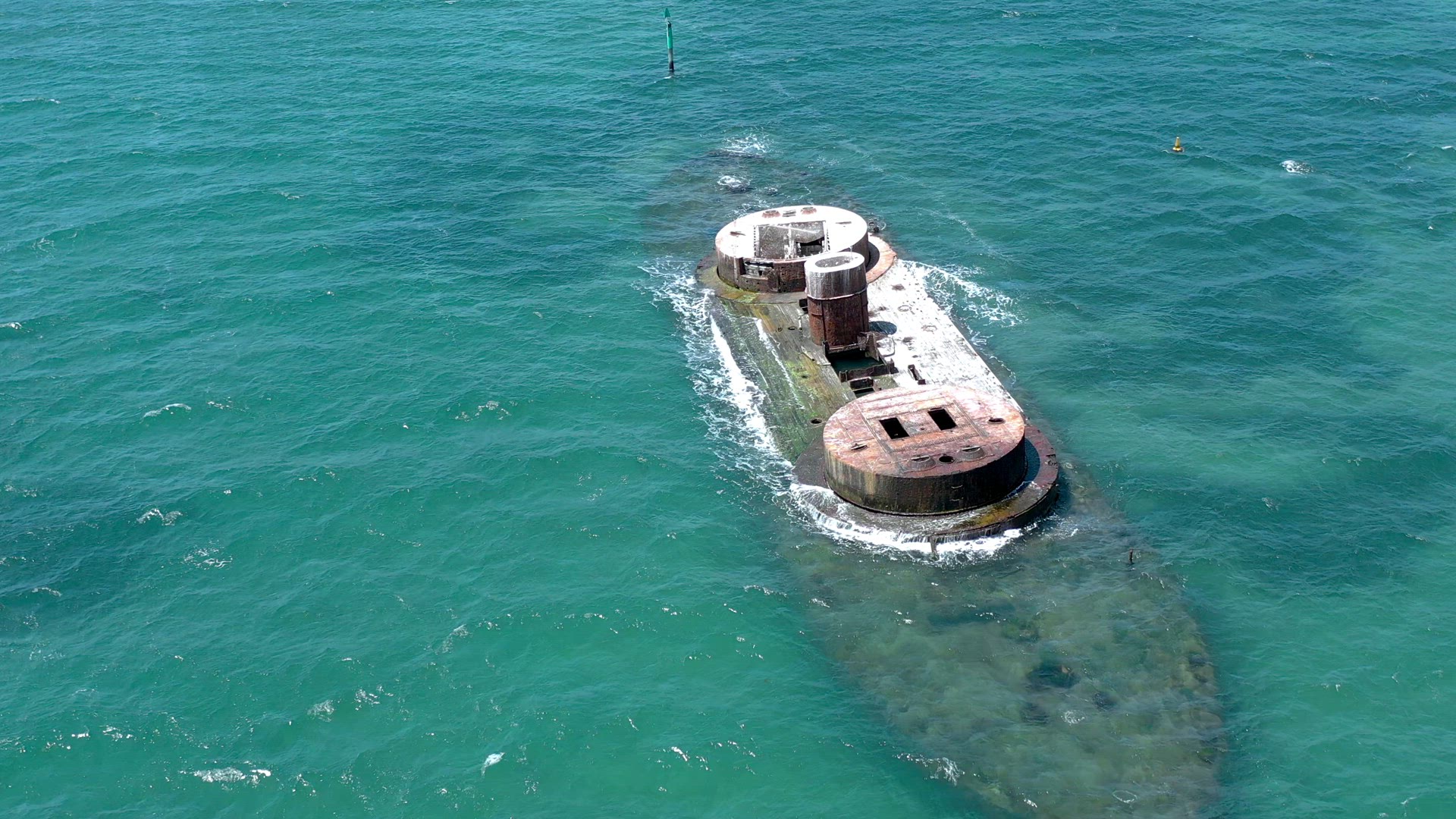 The Wreck of HMVS Cerberus in Port Philip Melbourne Australia