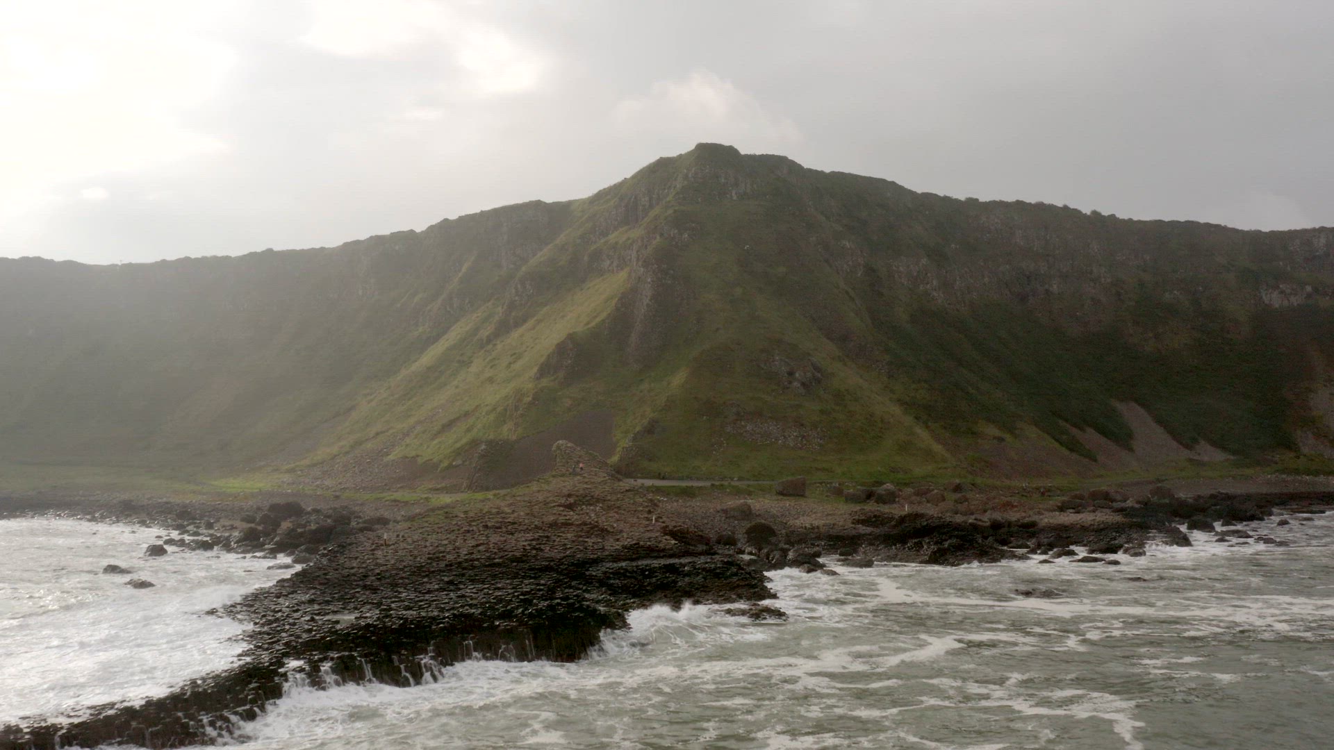Giant's Causeway Basalt Rock Formation in Northern Ireland