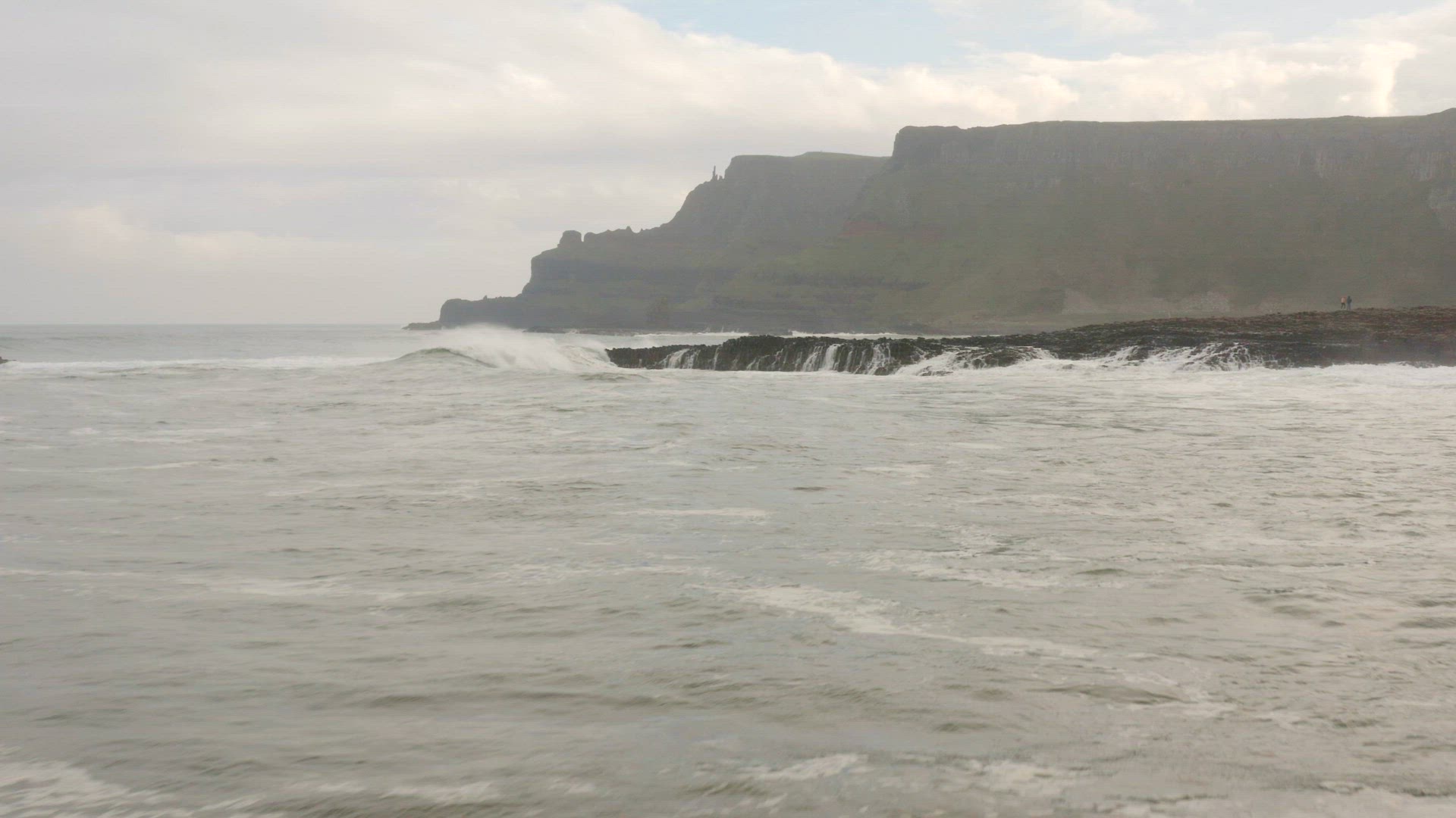 Giant's Causeway Basalt Rock Formation in Northern Ireland