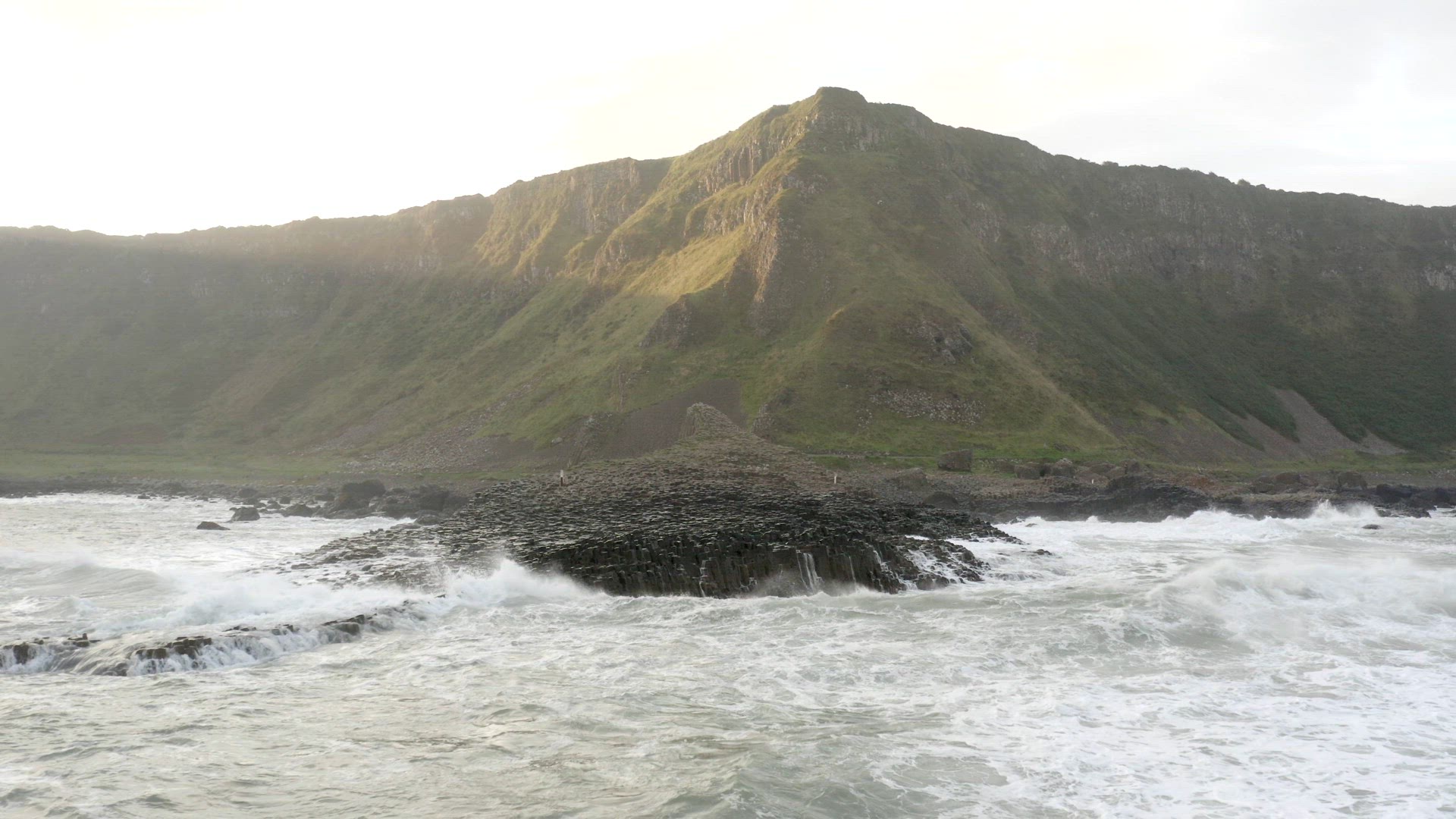 Giant's Causeway Basalt Rock Formation in Northern Ireland