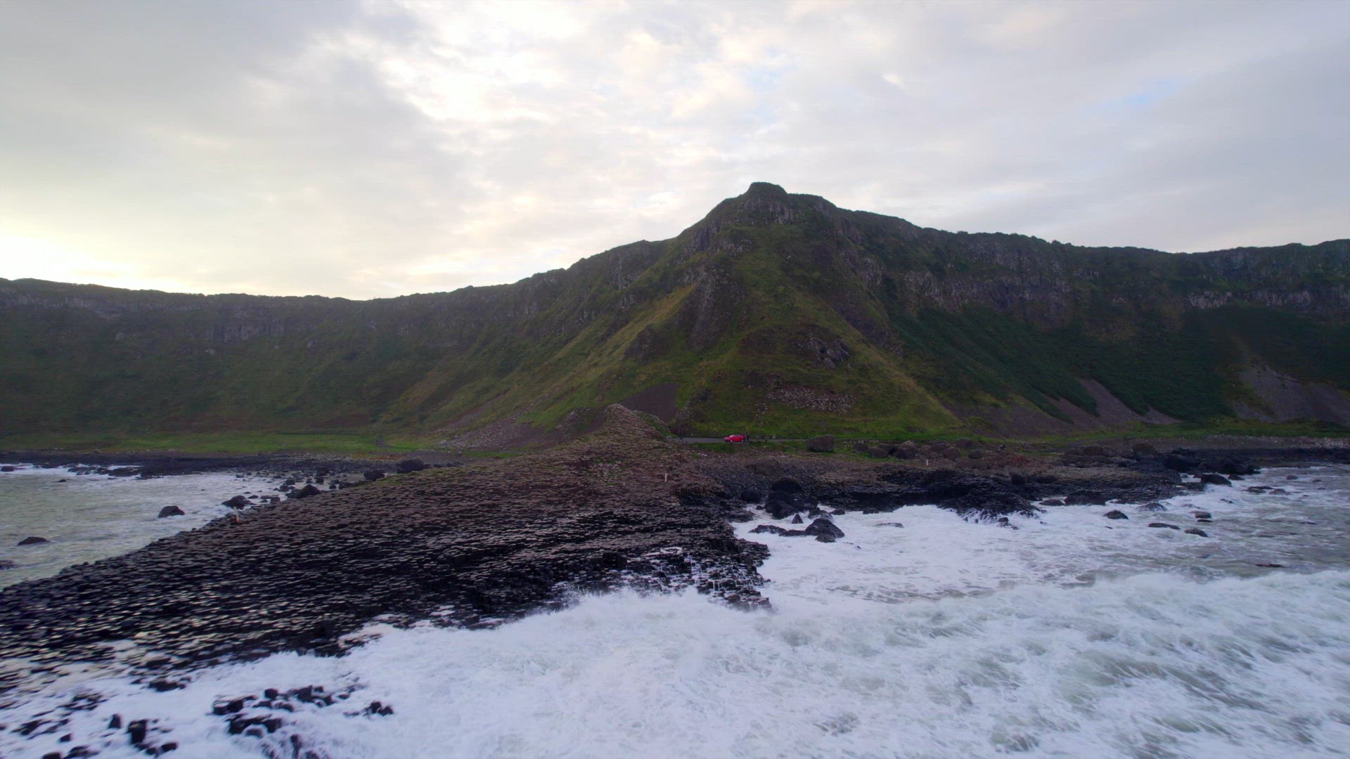 Giant's Causeway Basalt Rock Formation in Northern Ireland