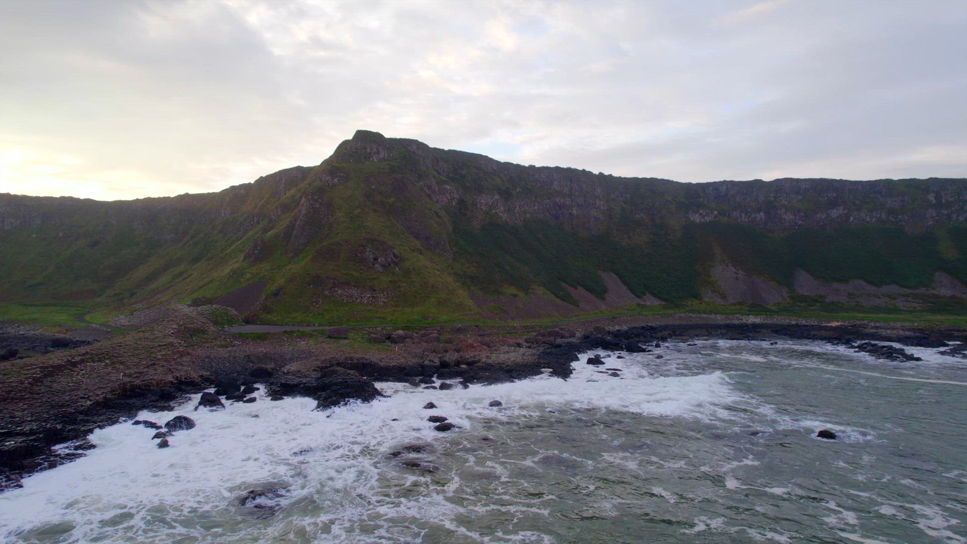 Giant's Causeway Basalt Rock Formation in Northern Ireland