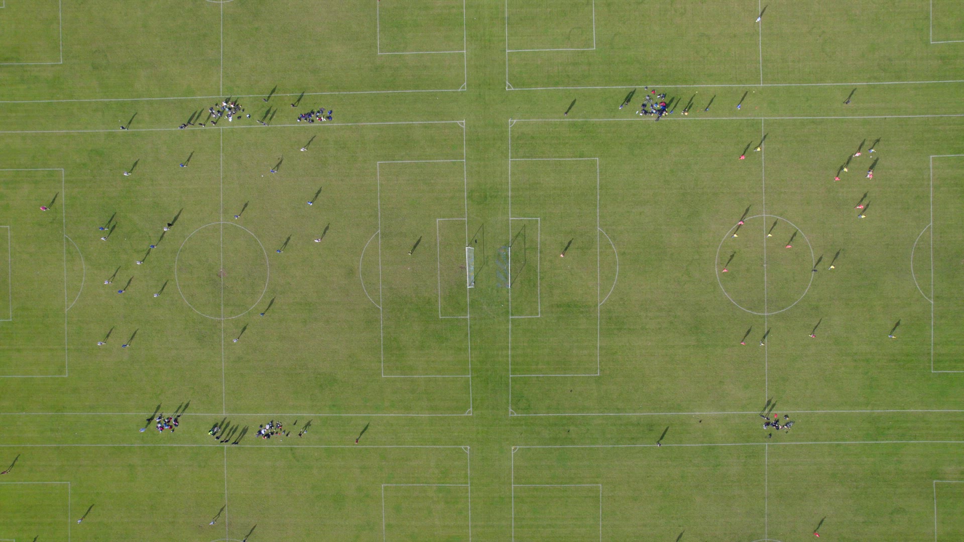 Football Matches at Hackney Marshes in London