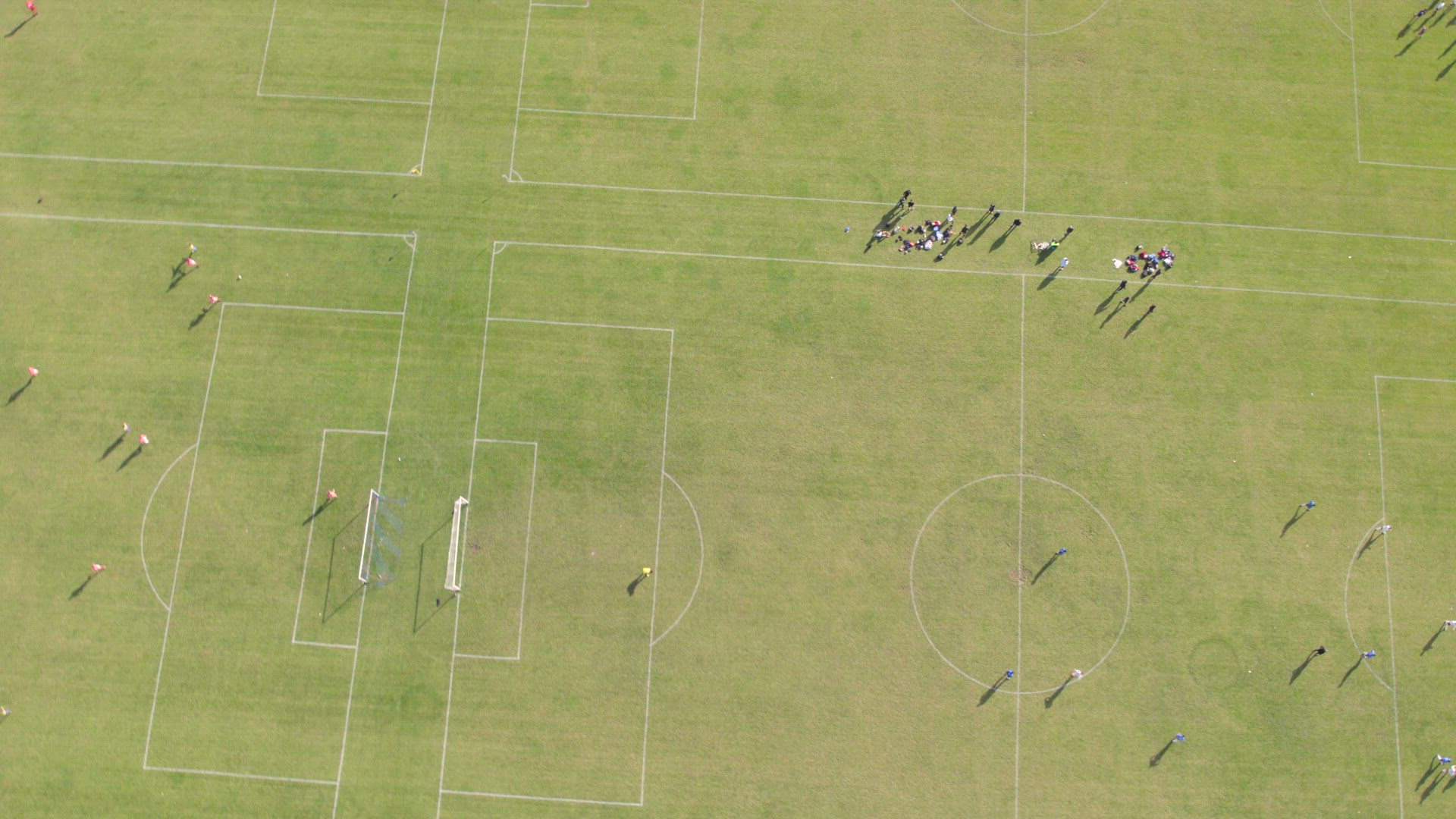 Football Matches at Hackney Marshes in London