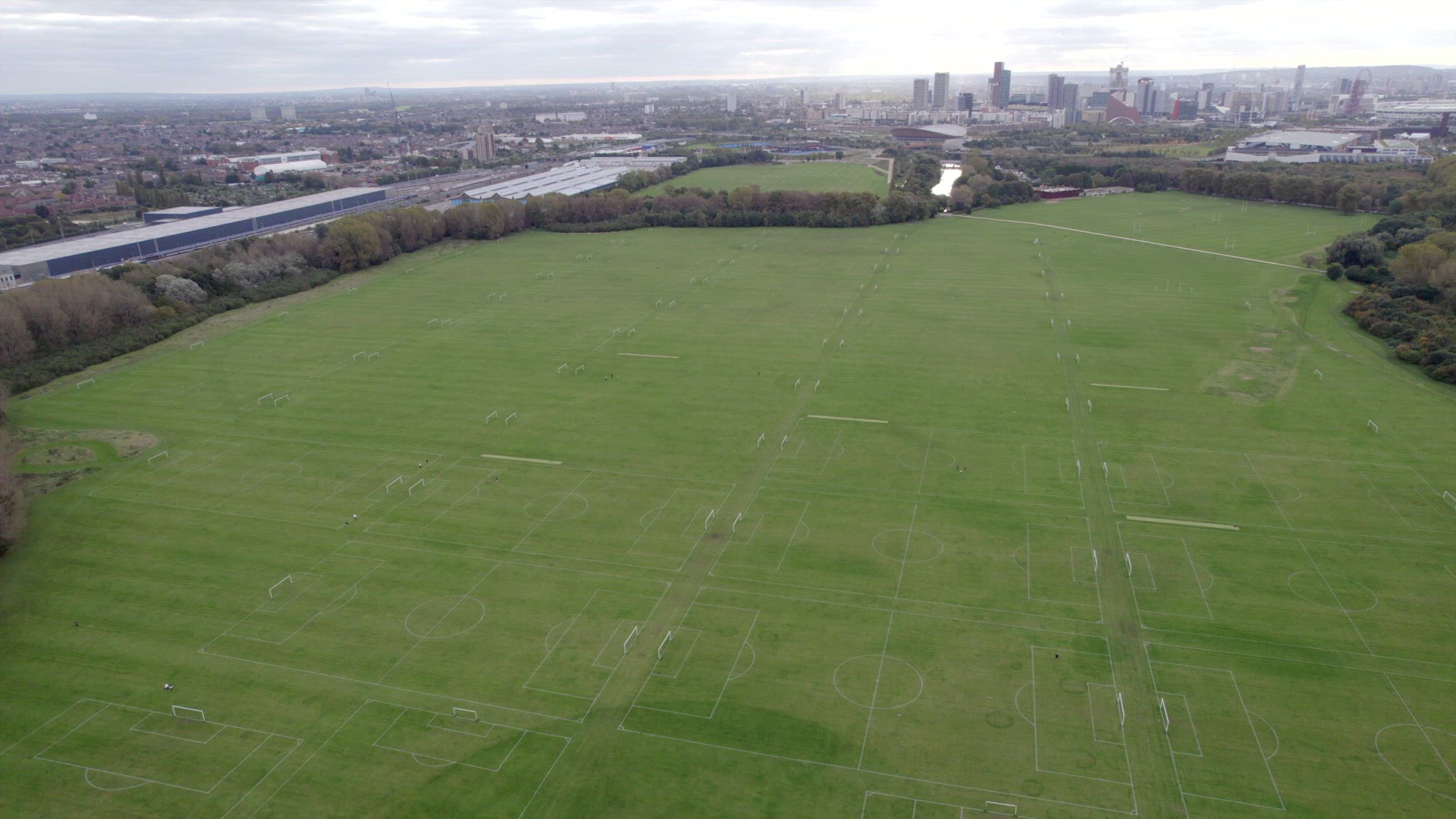 Hackney Marshes Famous for Sunday League Football Pitches in London