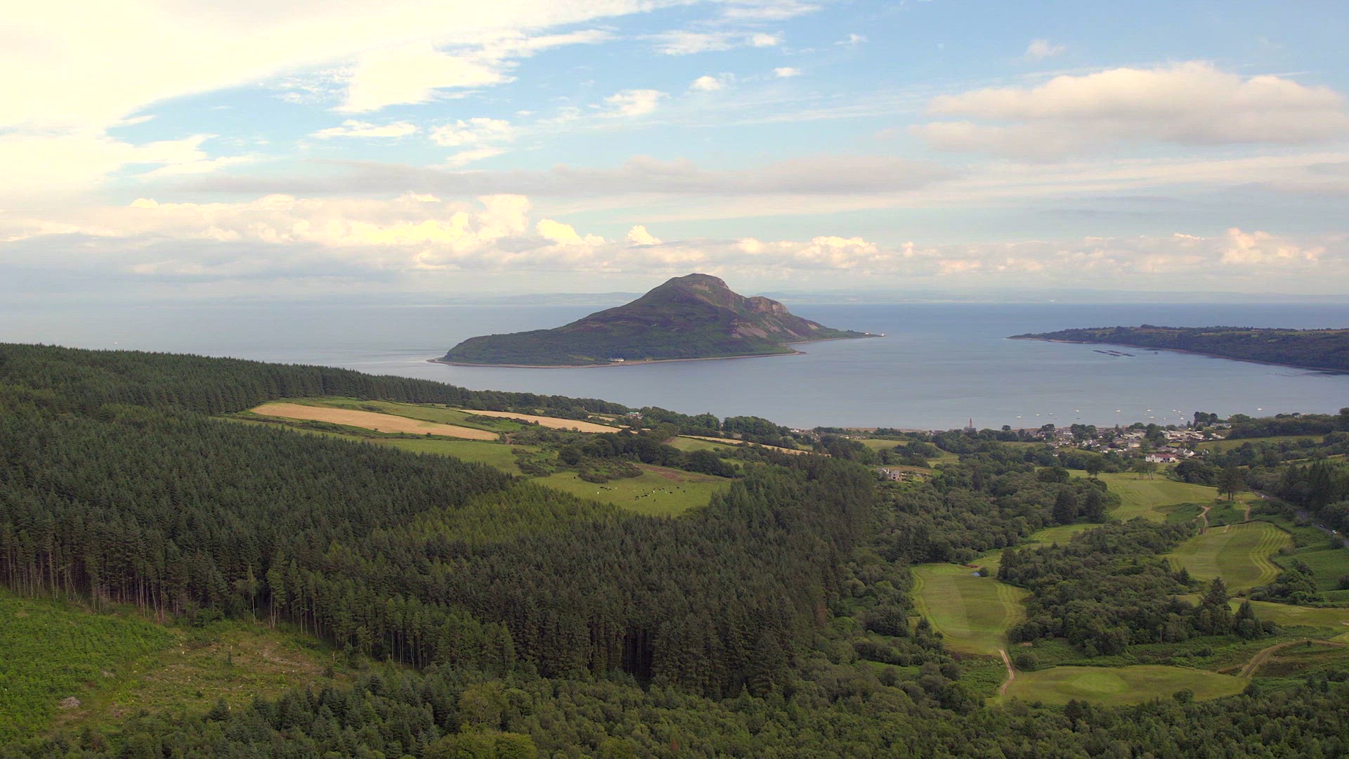 The Holy Isle in Scotland Which Is A Secluded Island In The Firth of Clyde