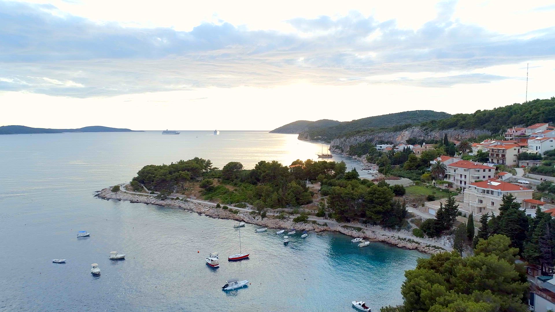 Coastline of Hvar Croatia